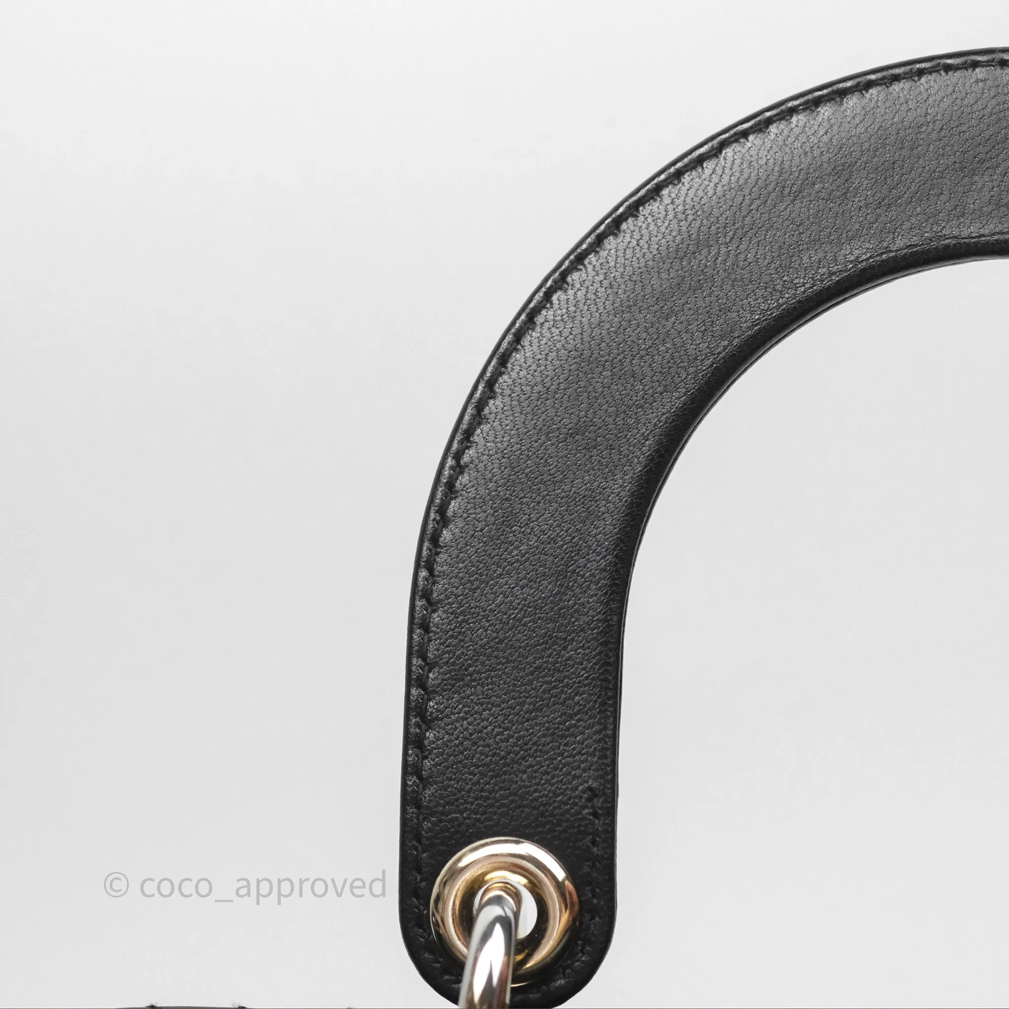 Christian Dior Small Lady Dior My ABCDior Black Cannage Lambskin