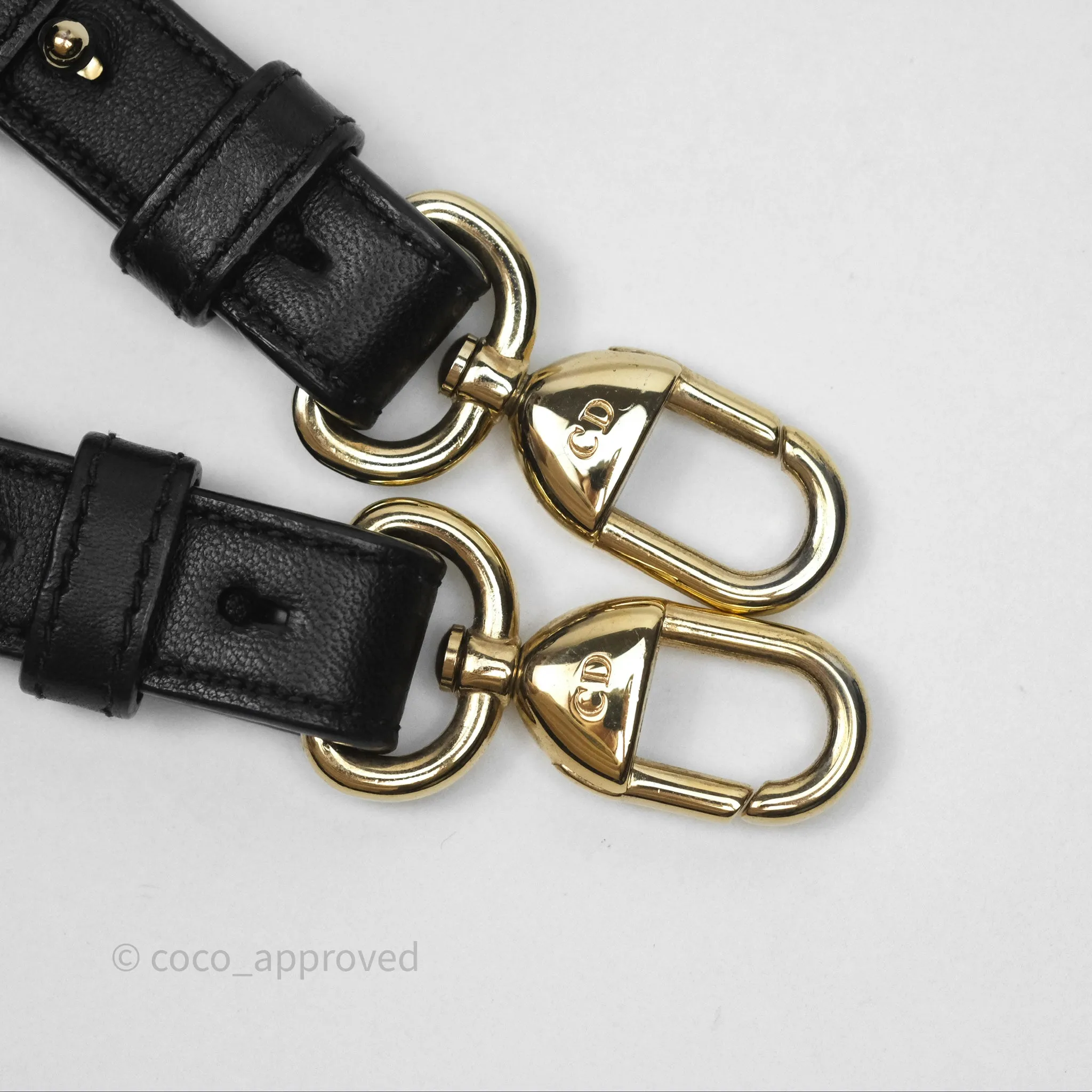 Christian Dior Small Lady Dior My ABCDior Black Cannage Lambskin