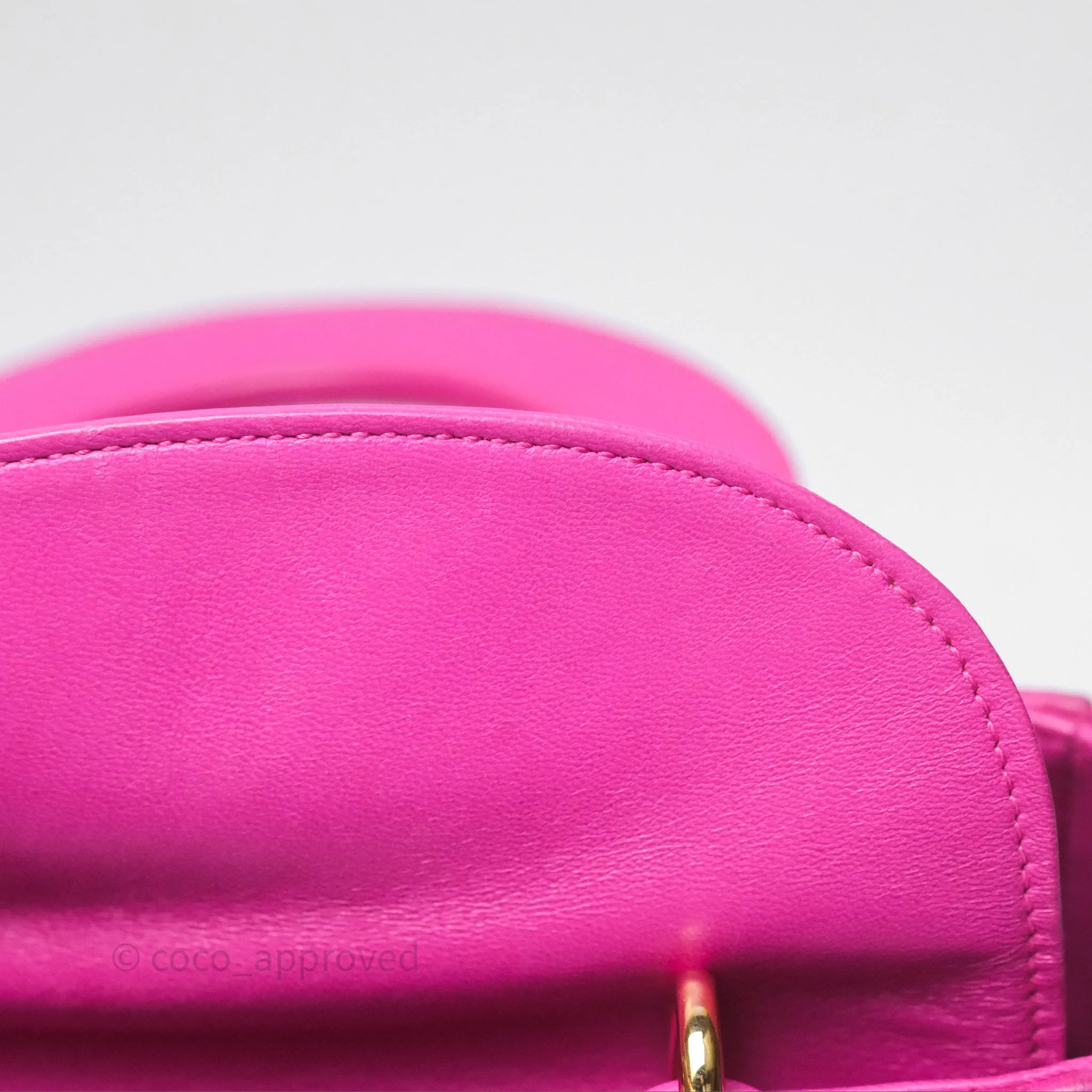 Christian Dior Small Lady Dior My ABCDior Magenta Cannage Lambskin