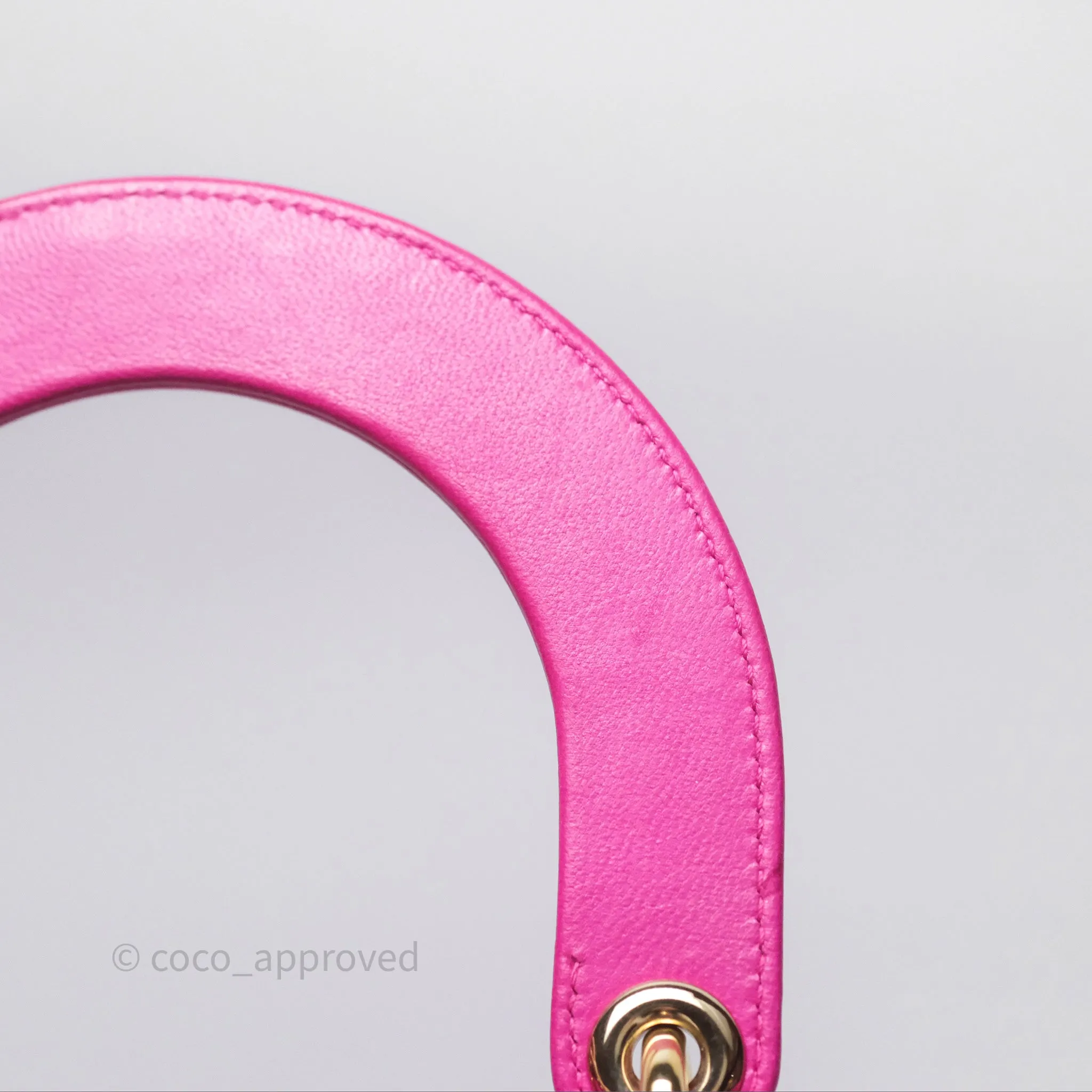 Christian Dior Small Lady Dior My ABCDior Magenta Cannage Lambskin