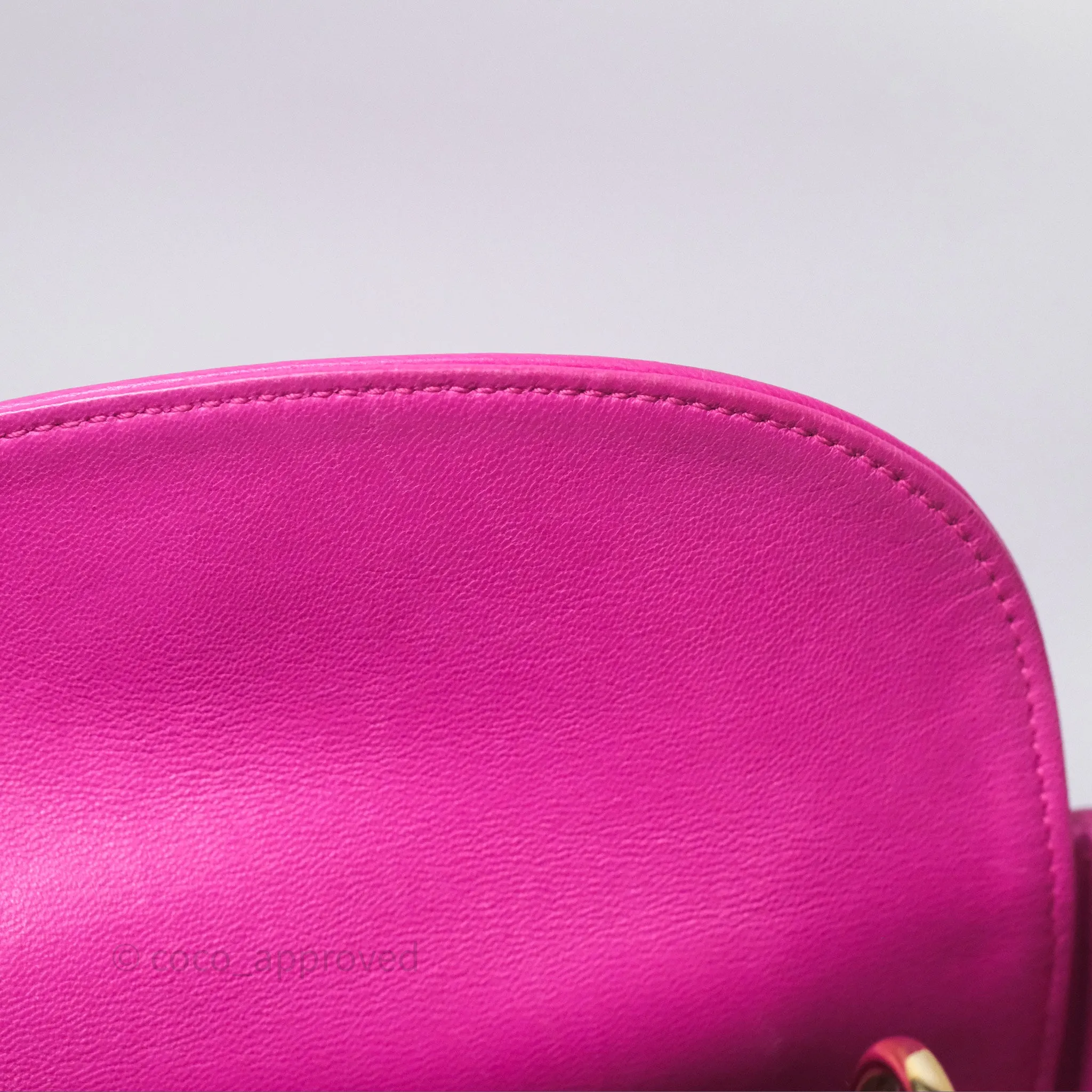 Christian Dior Small Lady Dior My ABCDior Magenta Cannage Lambskin