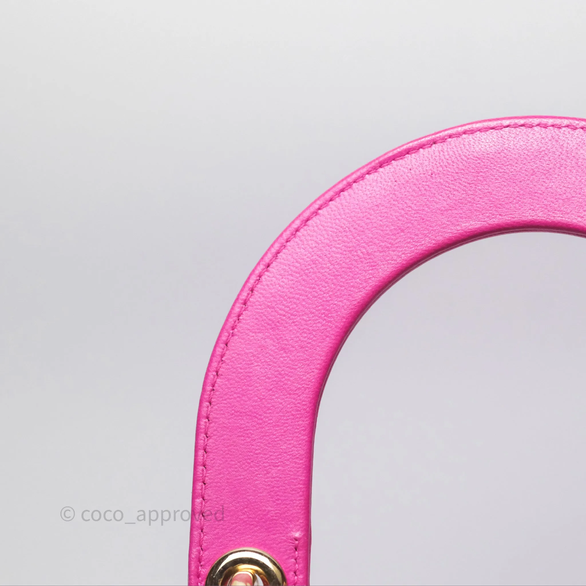 Christian Dior Small Lady Dior My ABCDior Magenta Cannage Lambskin