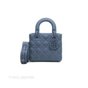 Christian Dior Small My ABCDior Lady Dior UltraMatte Calfskin Cannage Dark Blue