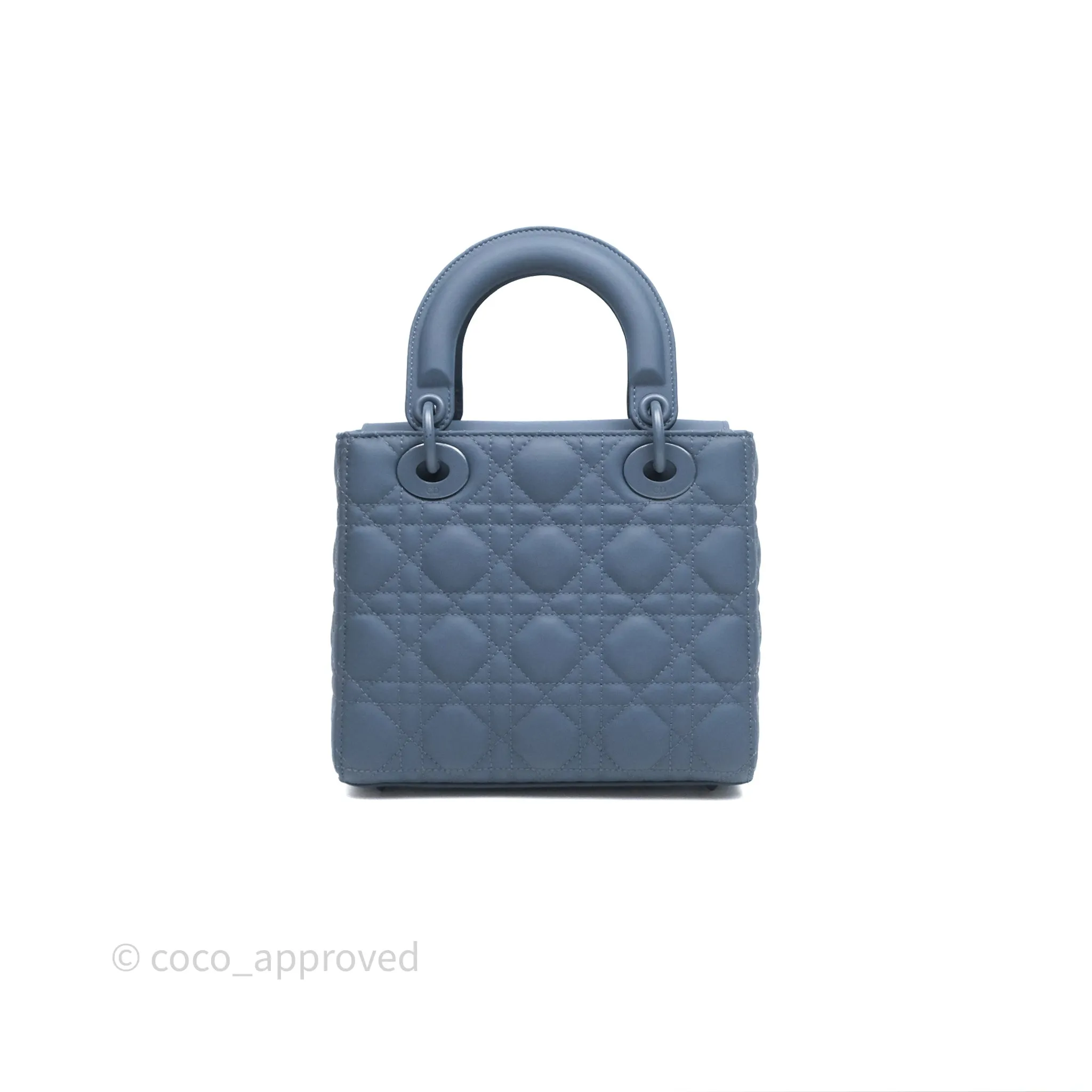 Christian Dior Small My ABCDior Lady Dior UltraMatte Calfskin Cannage Dark Blue