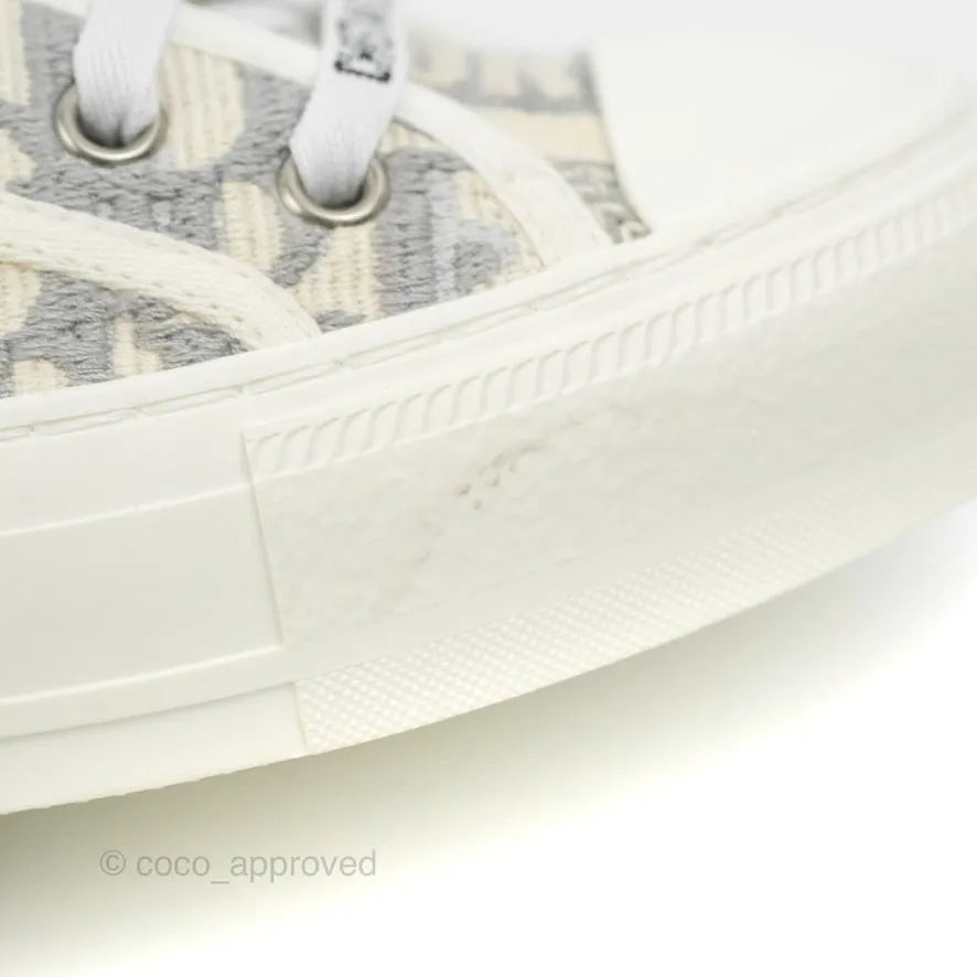 Christian Dior Walk'n' Dior Gray Dior Oblique Sneaker Size 35.5