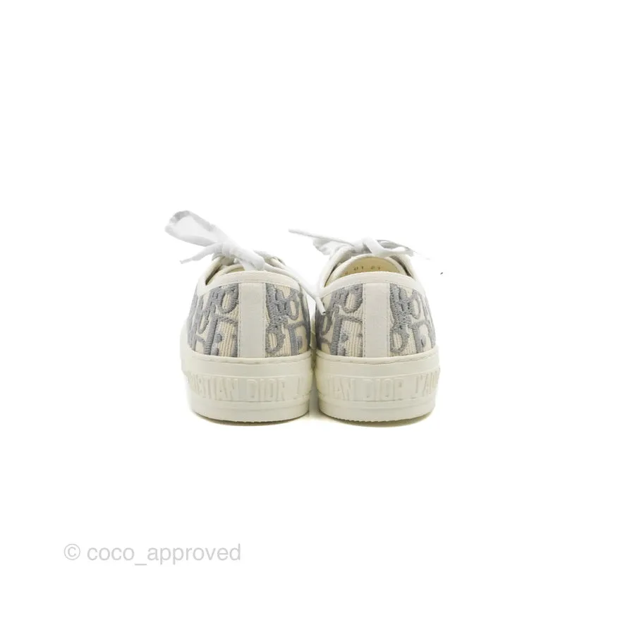 Christian Dior Walk'n' Dior Gray Dior Oblique Sneaker Size 35.5