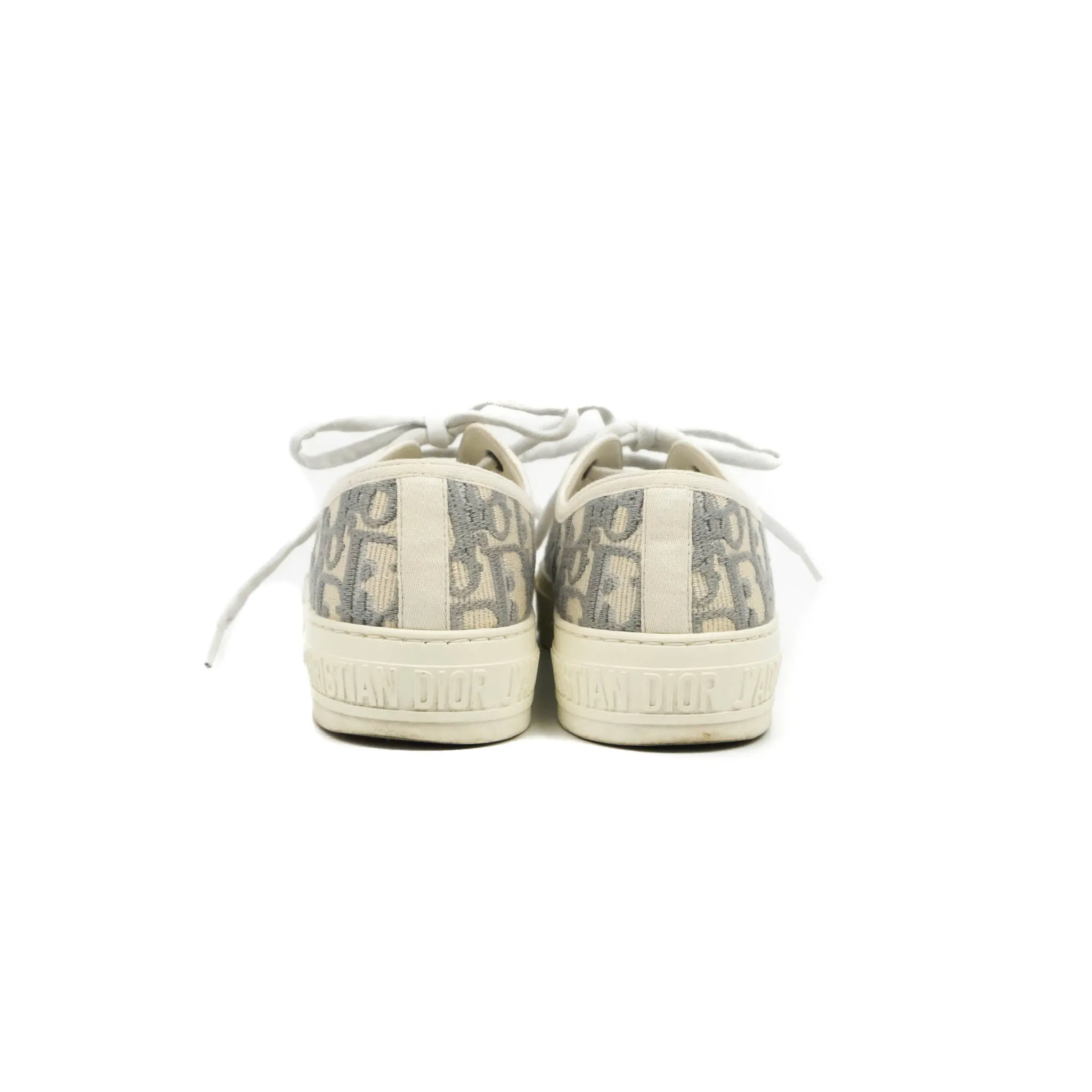 Christian Dior Walk'n' Dior Gray Dior Oblique Sneaker Size 36