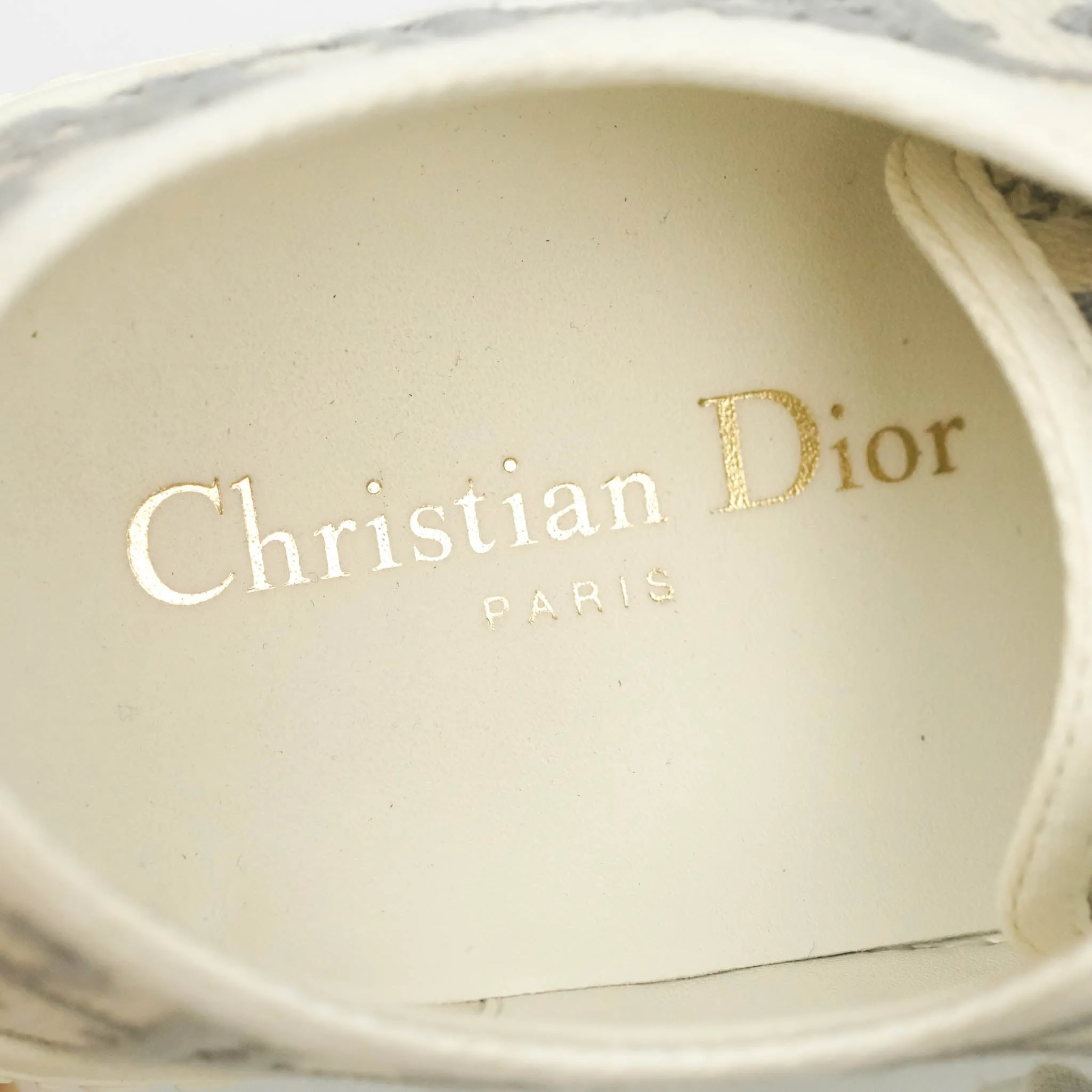 Christian Dior Walk'n' Dior Gray Dior Oblique Sneaker Size 36
