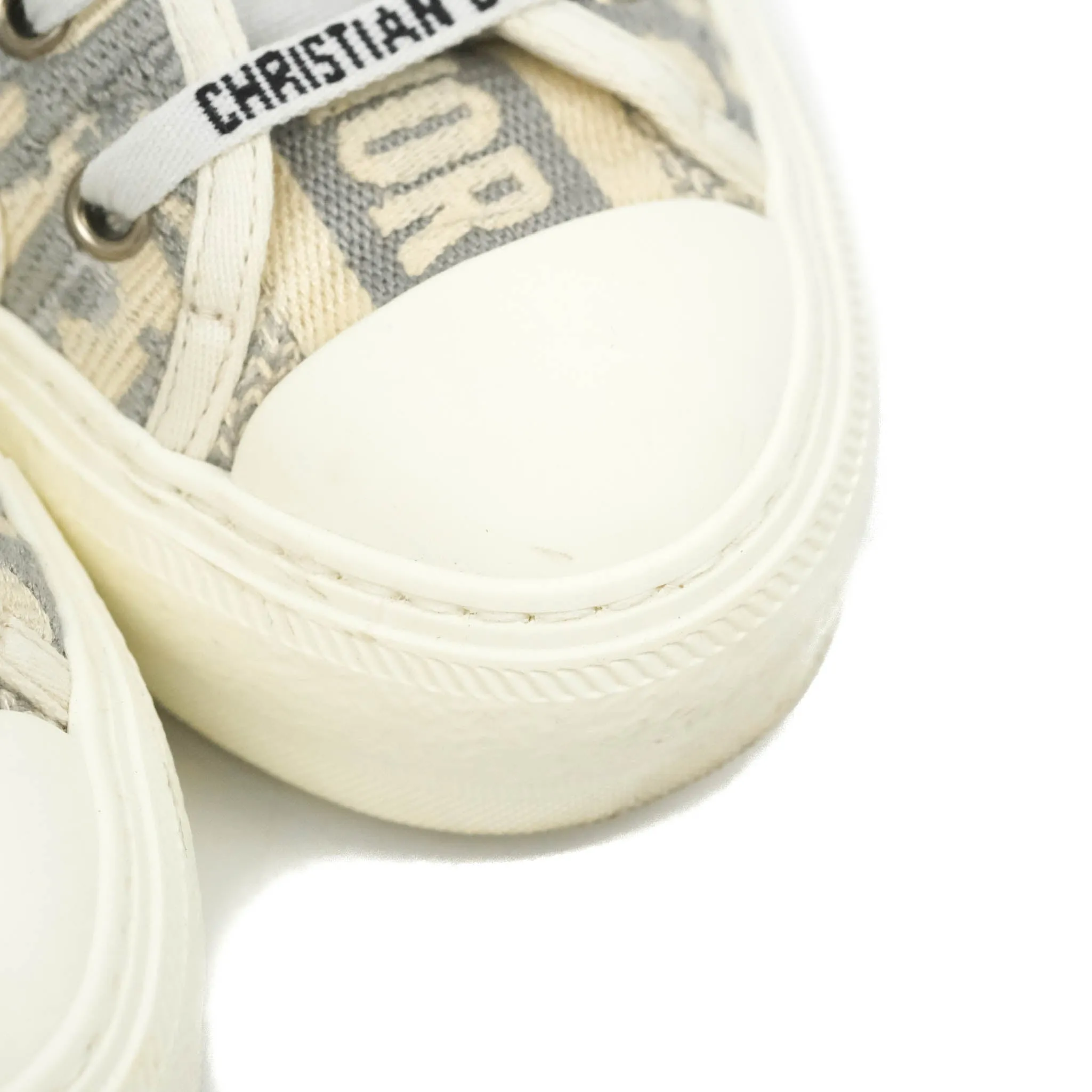 Christian Dior Walk'n' Dior Gray Dior Oblique Sneaker Size 36