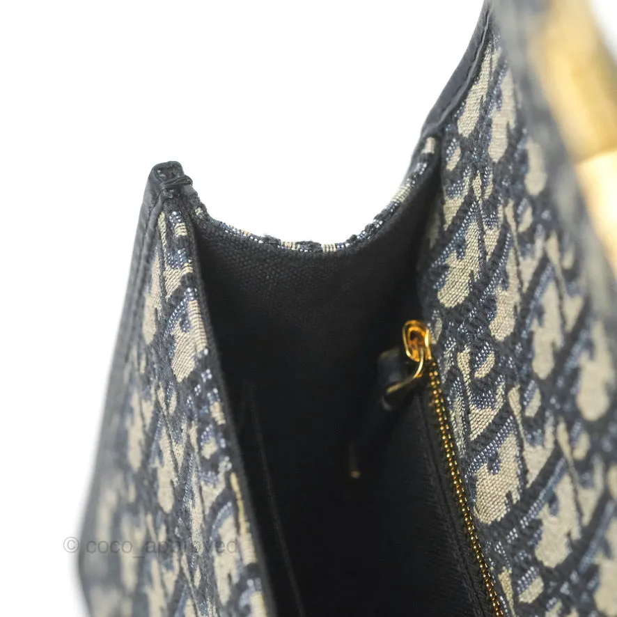 Dior 30 Montaigne Bag Blue Dior Oblique Jacquard