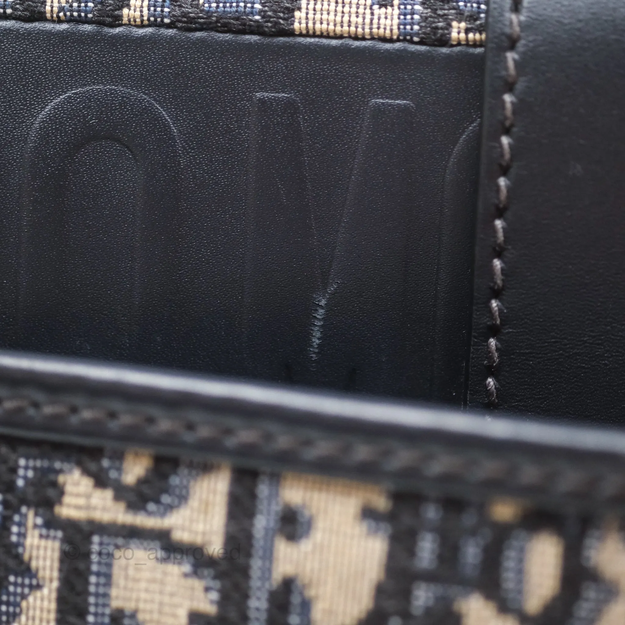 Dior 30 Montaigne Bag Blue Dior Oblique Jacquard