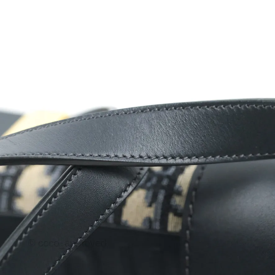 Dior 30 Montaigne Bag Blue Dior Oblique Jacquard