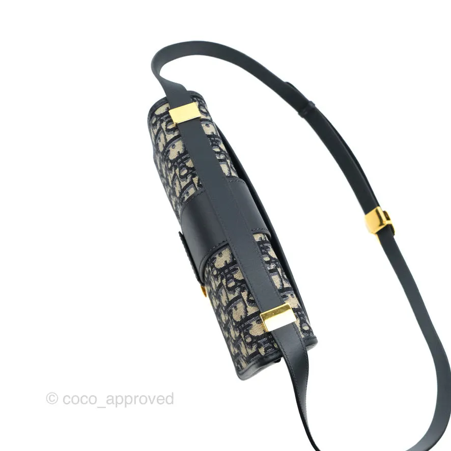 Dior 30 Montaigne Bag Blue Dior Oblique Jacquard