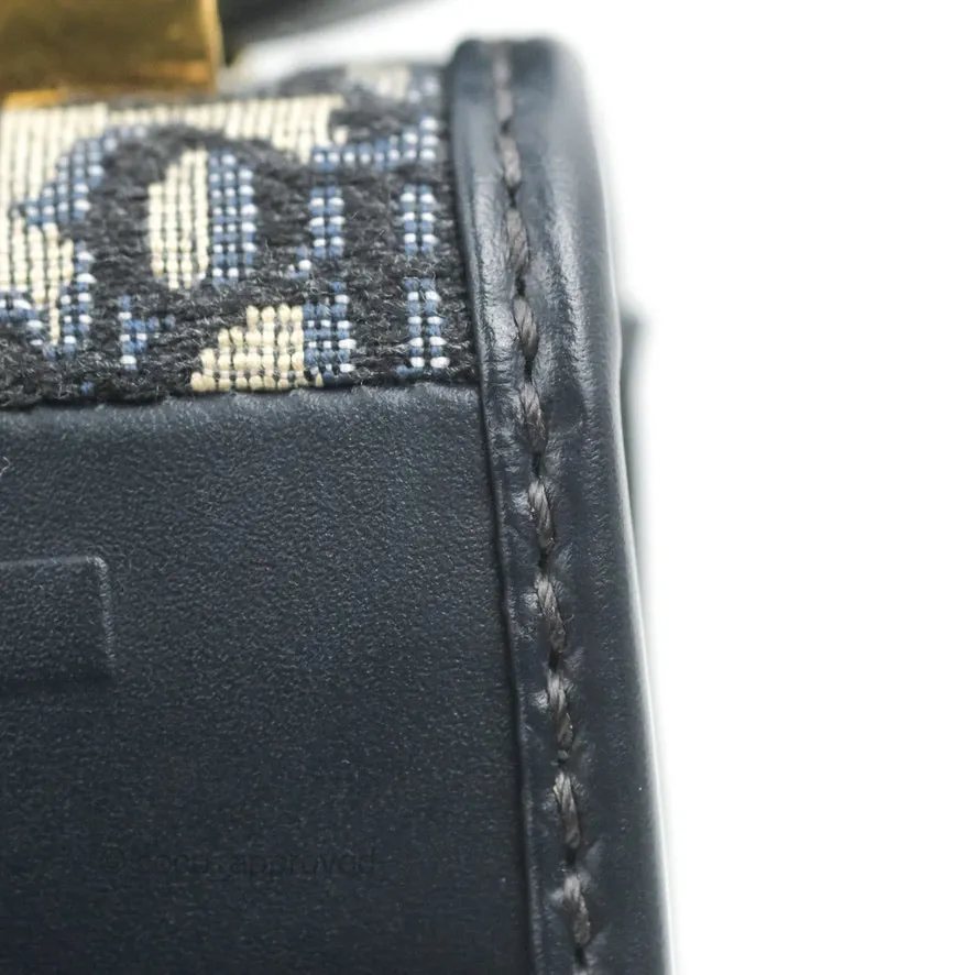 Dior 30 Montaigne Bag Blue Dior Oblique Jacquard