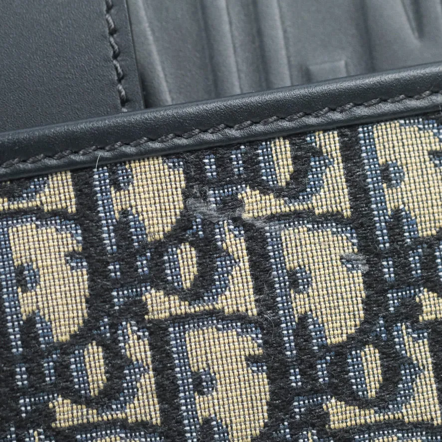 Dior 30 Montaigne Bag Blue Dior Oblique Jacquard