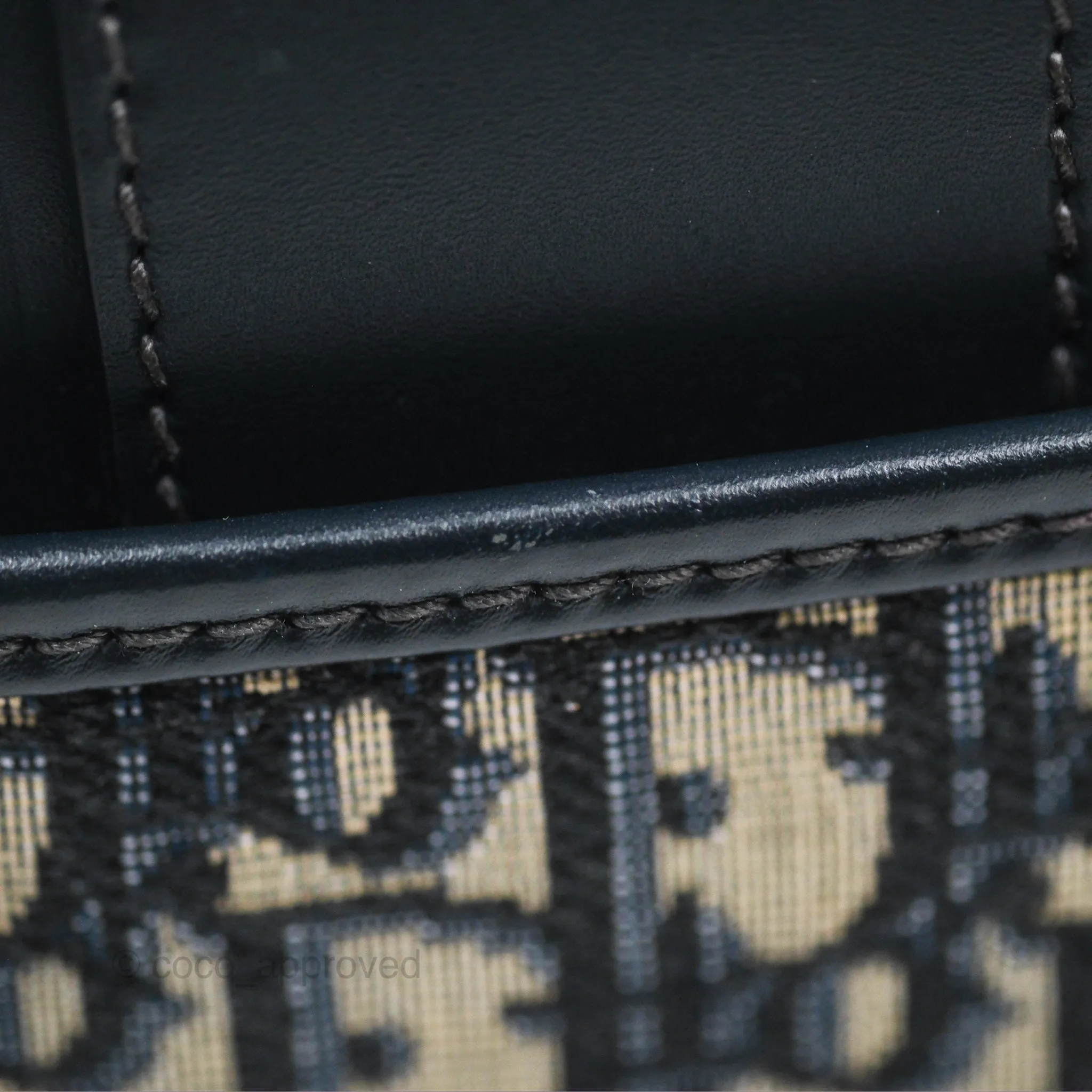 Dior 30 Montaigne Bag Blue Dior Oblique Jacquard