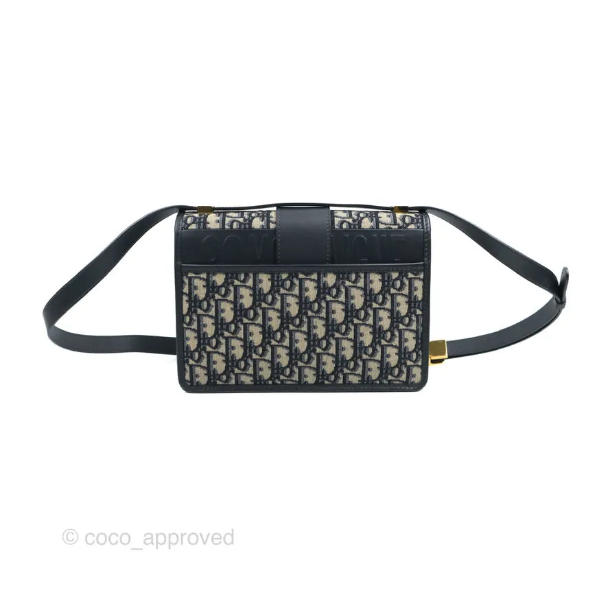 Dior 30 Montaigne Bag Blue Dior Oblique Jacquard