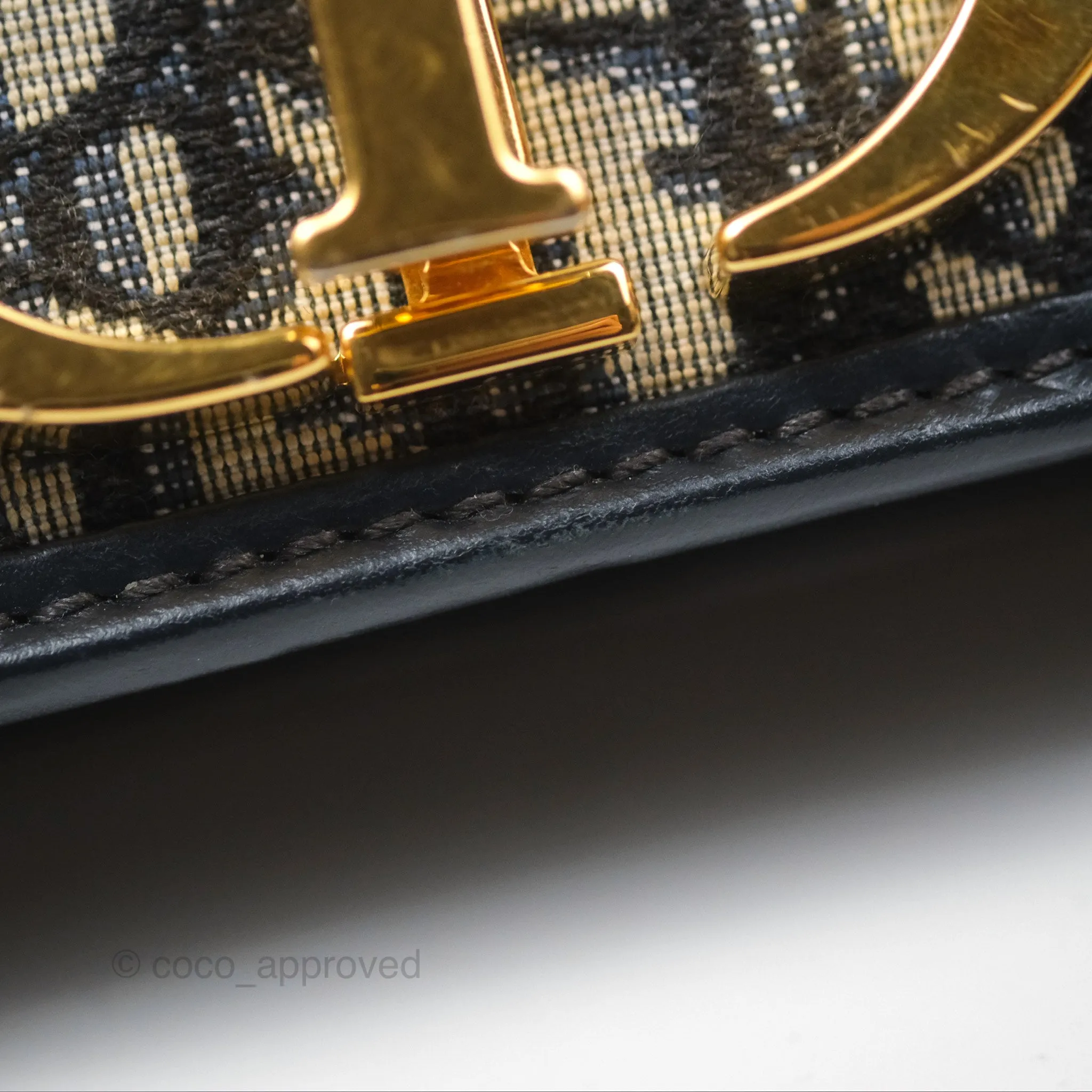 Dior 30 Montaigne Bag Blue Dior Oblique Jacquard