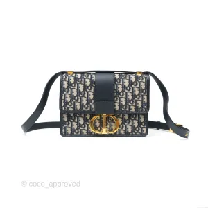Dior 30 Montaigne Bag Blue Dior Oblique Jacquard