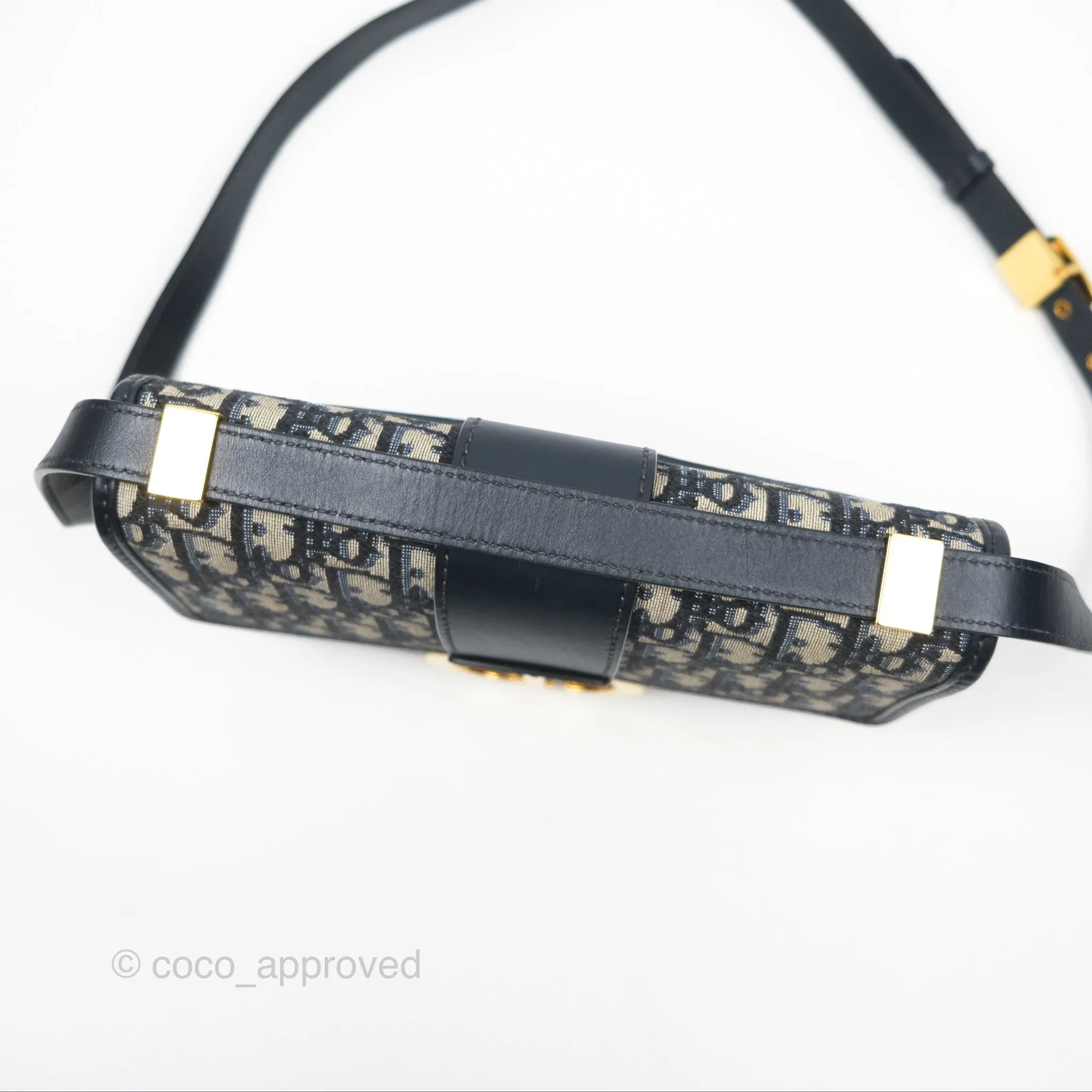 Dior 30 Montaigne Bag Blue Dior Oblique Jacquard