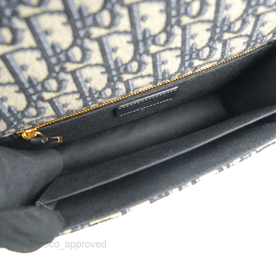 Dior 30 Montaigne Bag Blue Dior Oblique Jacquard
