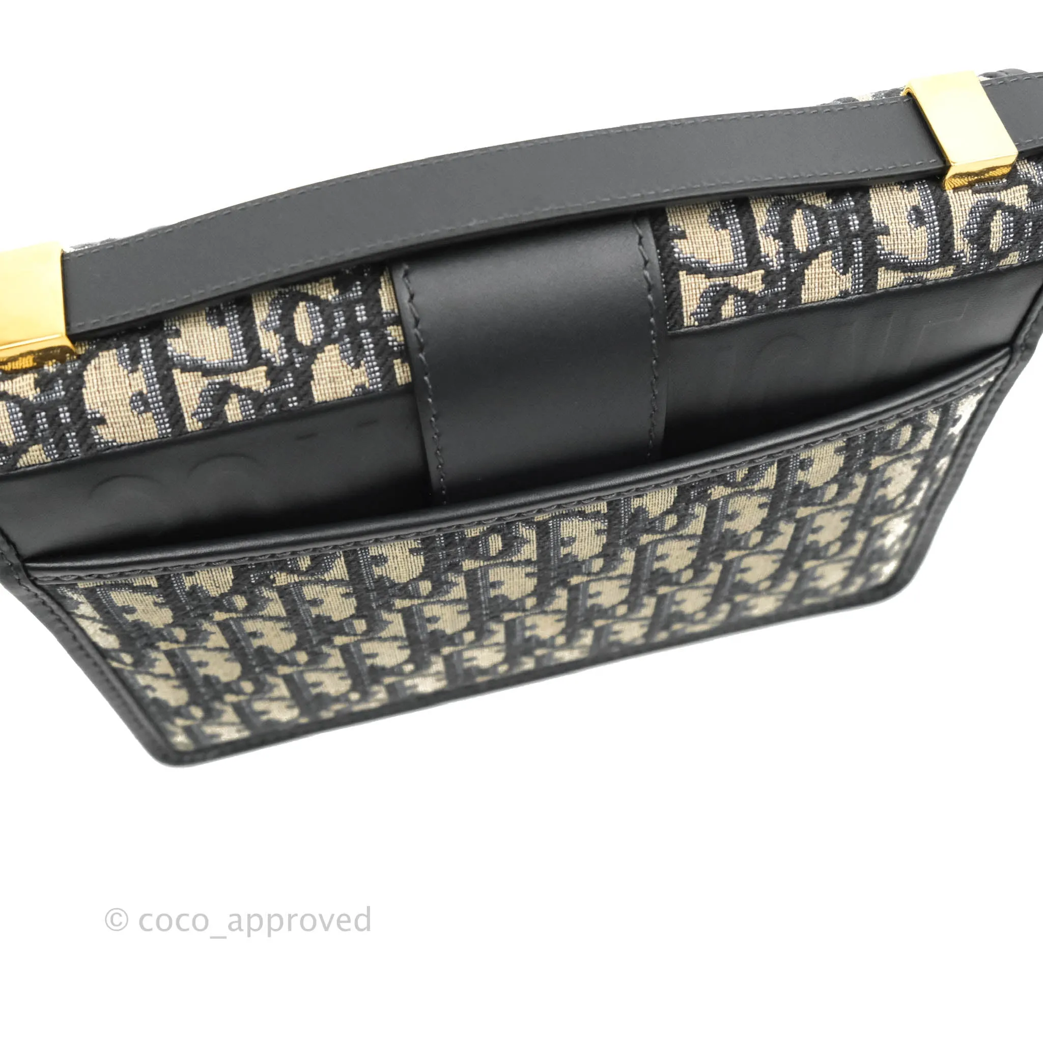 Dior 30 Montaigne Bag Blue Dior Oblique Jacquard