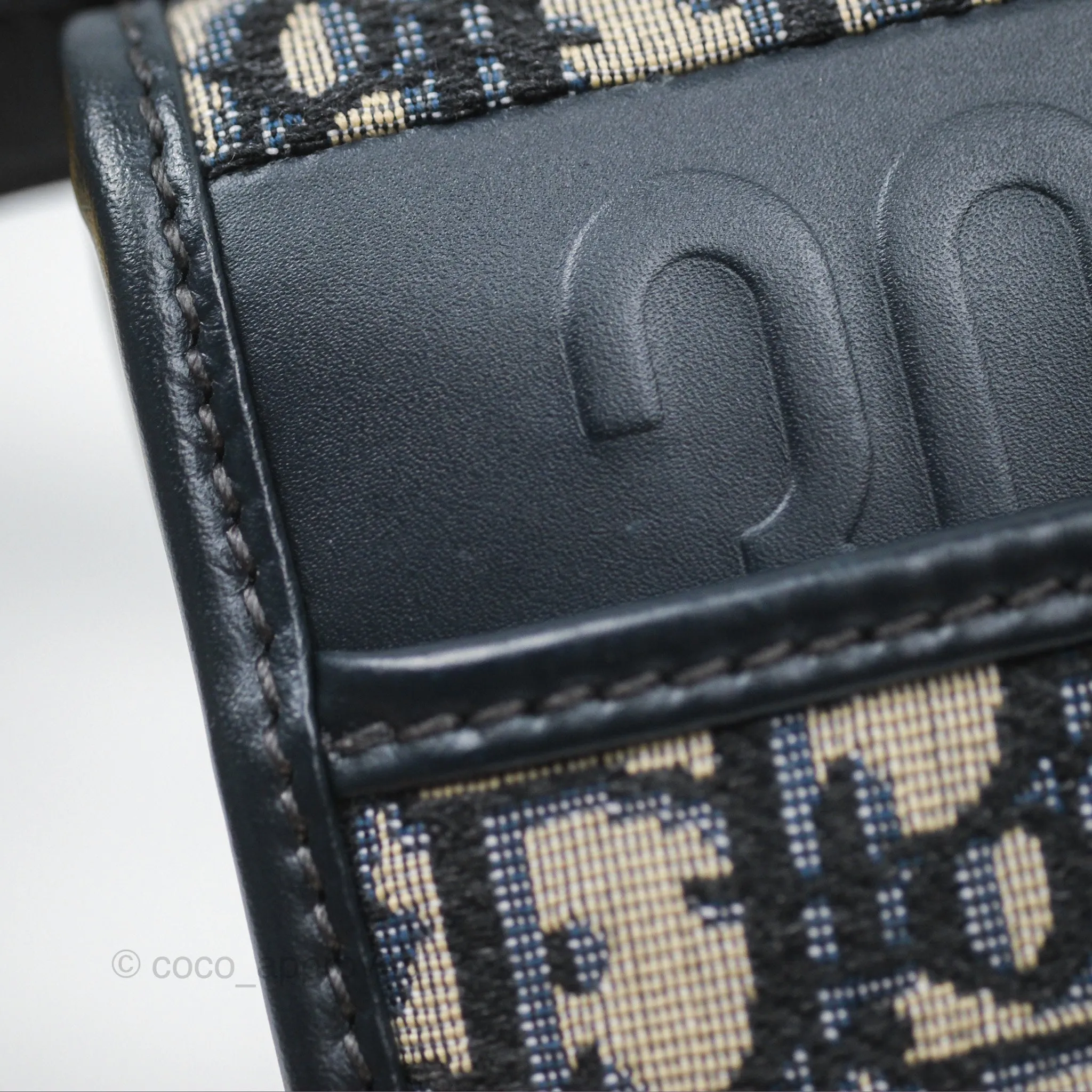 Dior 30 Montaigne Bag Blue Dior Oblique Jacquard