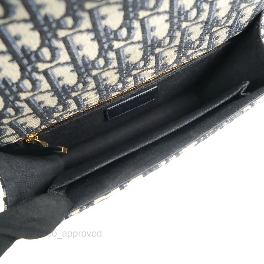 Dior 30 Montaigne Bag Blue Dior Oblique Jacquard