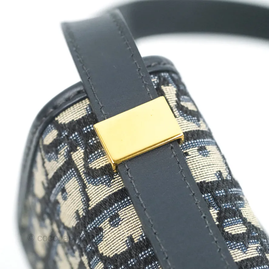 Dior 30 Montaigne Bag Blue Dior Oblique Jacquard