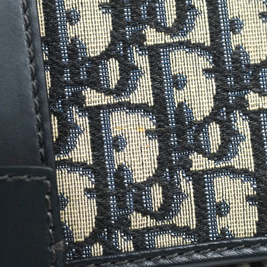 Dior 30 Montaigne Bag Blue Dior Oblique Jacquard