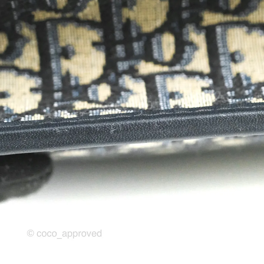 Dior 30 Montaigne Bag Blue Dior Oblique Jacquard