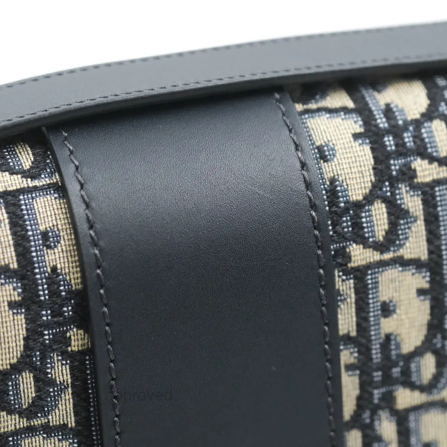 Dior 30 Montaigne Bag Blue Dior Oblique Jacquard
