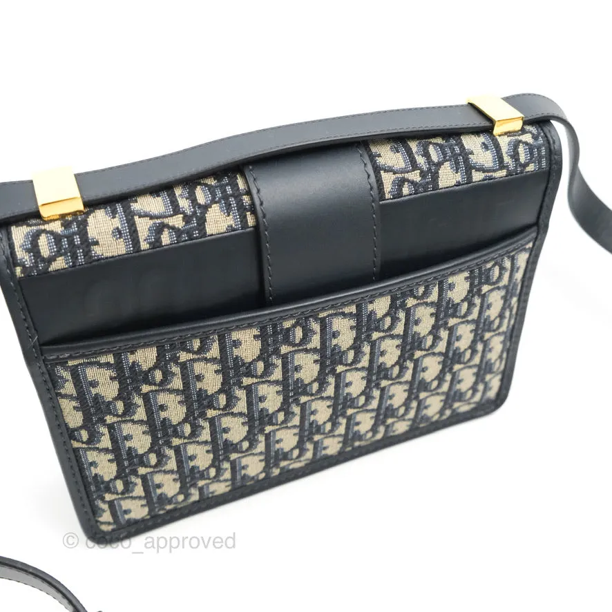 Dior 30 Montaigne Bag Blue Dior Oblique Jacquard