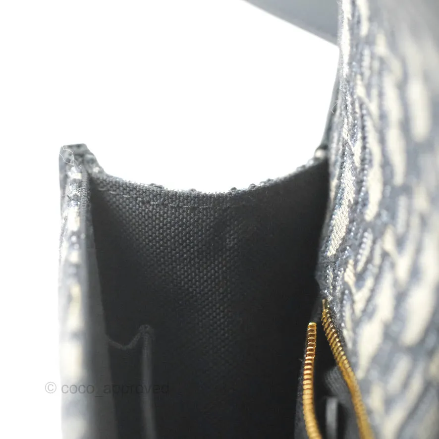 Dior 30 Montaigne Bag Blue Dior Oblique Jacquard
