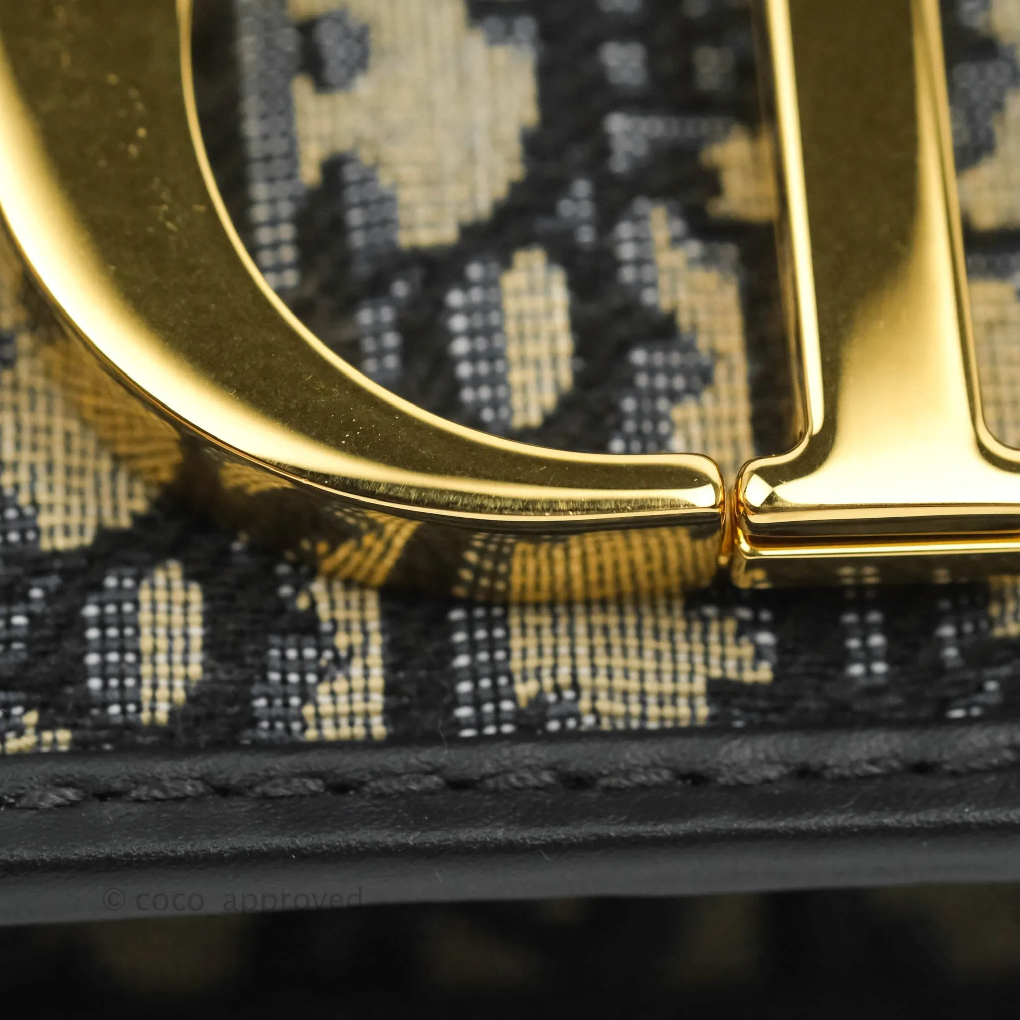 Dior 30 Montaigne Bag Blue Dior Oblique Jacquard