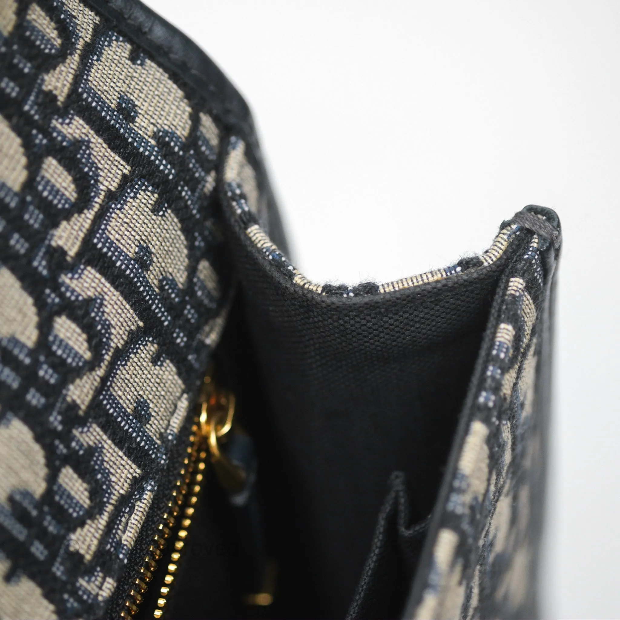 Dior 30 Montaigne Bag Blue Dior Oblique Jacquard