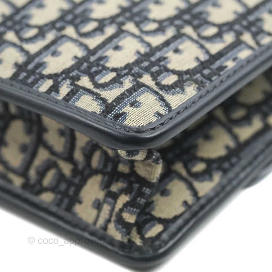 Dior 30 Montaigne Bag Blue Dior Oblique Jacquard