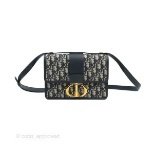 Dior 30 Montaigne Bag Blue Dior Oblique Jacquard
