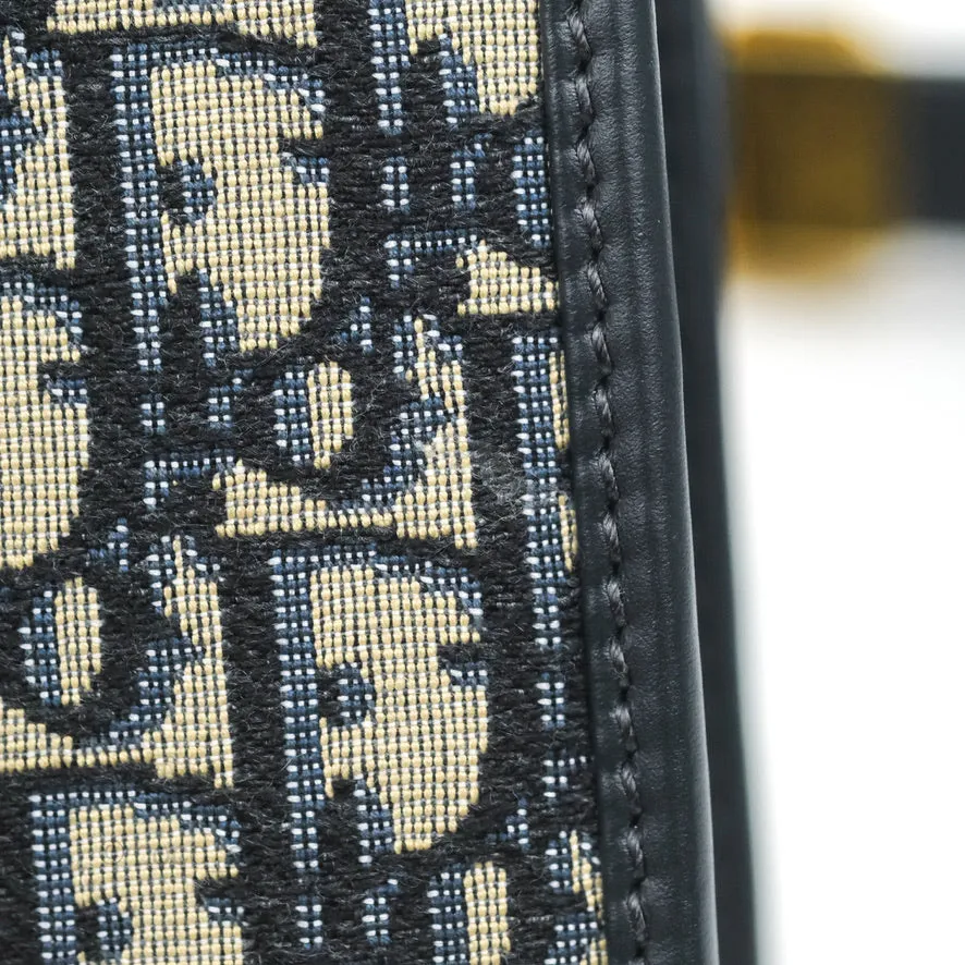 Dior 30 Montaigne Bag Blue Dior Oblique Jacquard