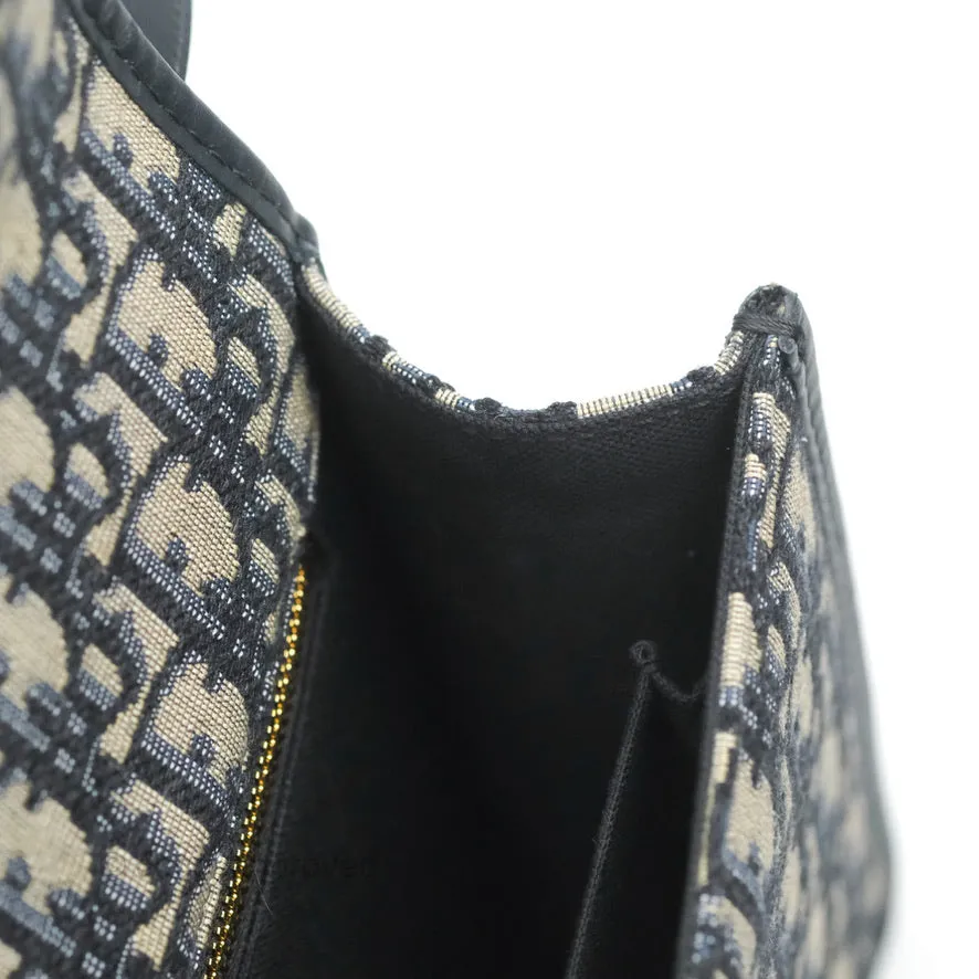 Dior 30 Montaigne Bag Blue Dior Oblique Jacquard