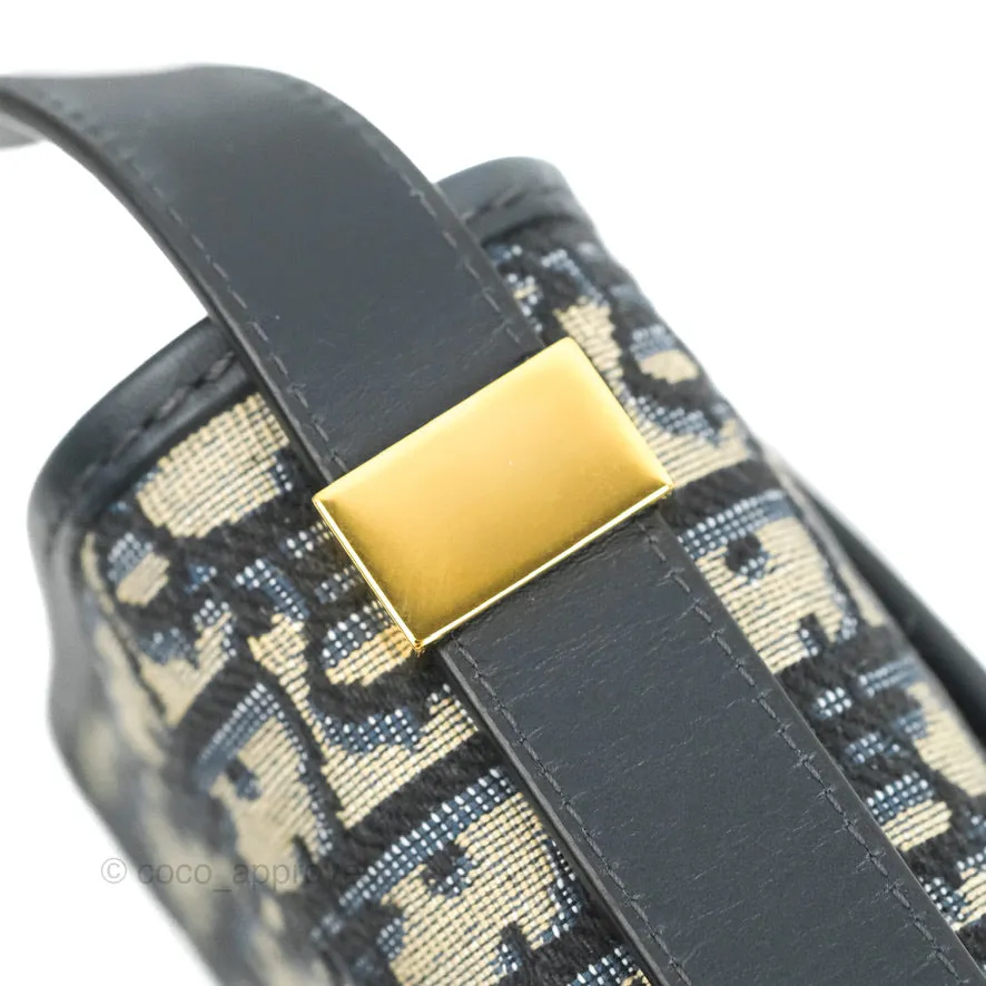 Dior 30 Montaigne Bag Blue Dior Oblique Jacquard