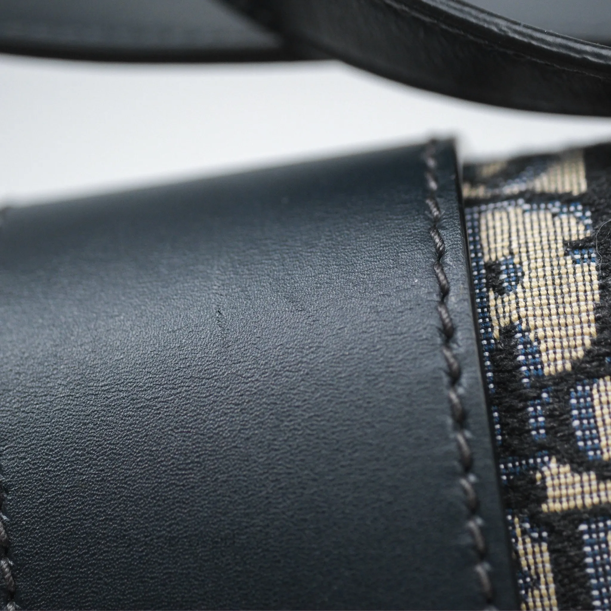 Dior 30 Montaigne Bag Blue Dior Oblique Jacquard