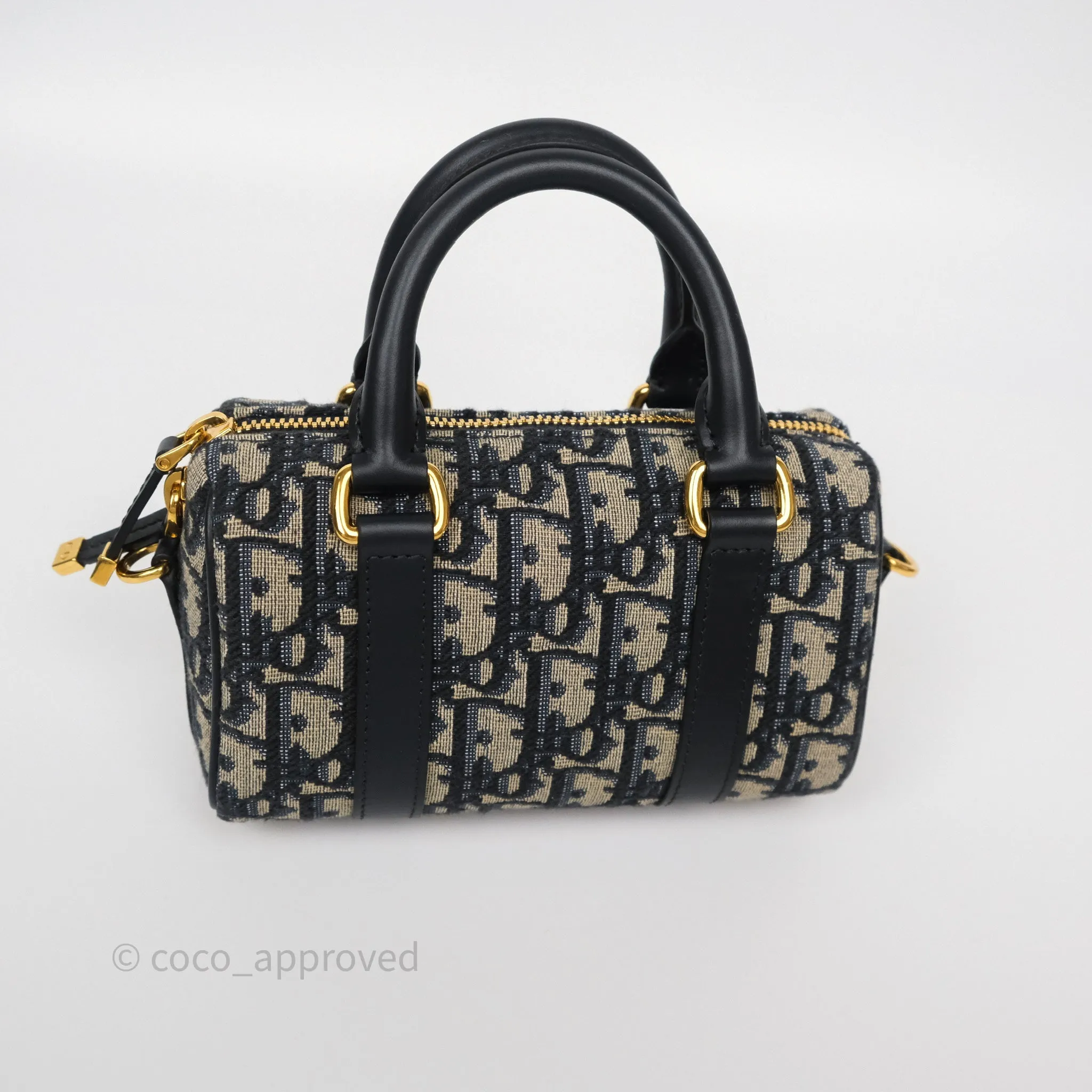 Dior Groove 17 Nano Bag Blue Dior Oblique Jacquard