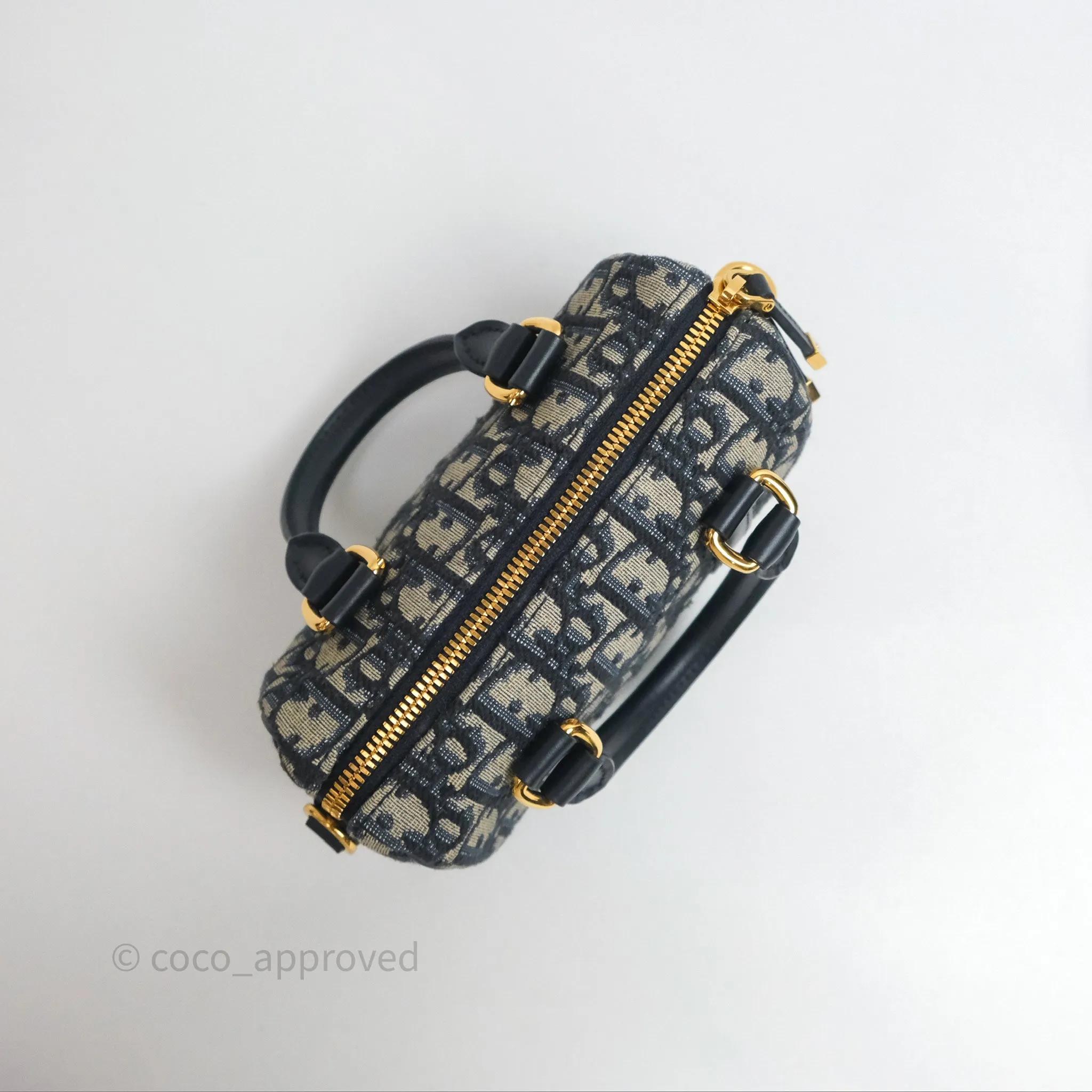Dior Groove 17 Nano Bag Blue Dior Oblique Jacquard