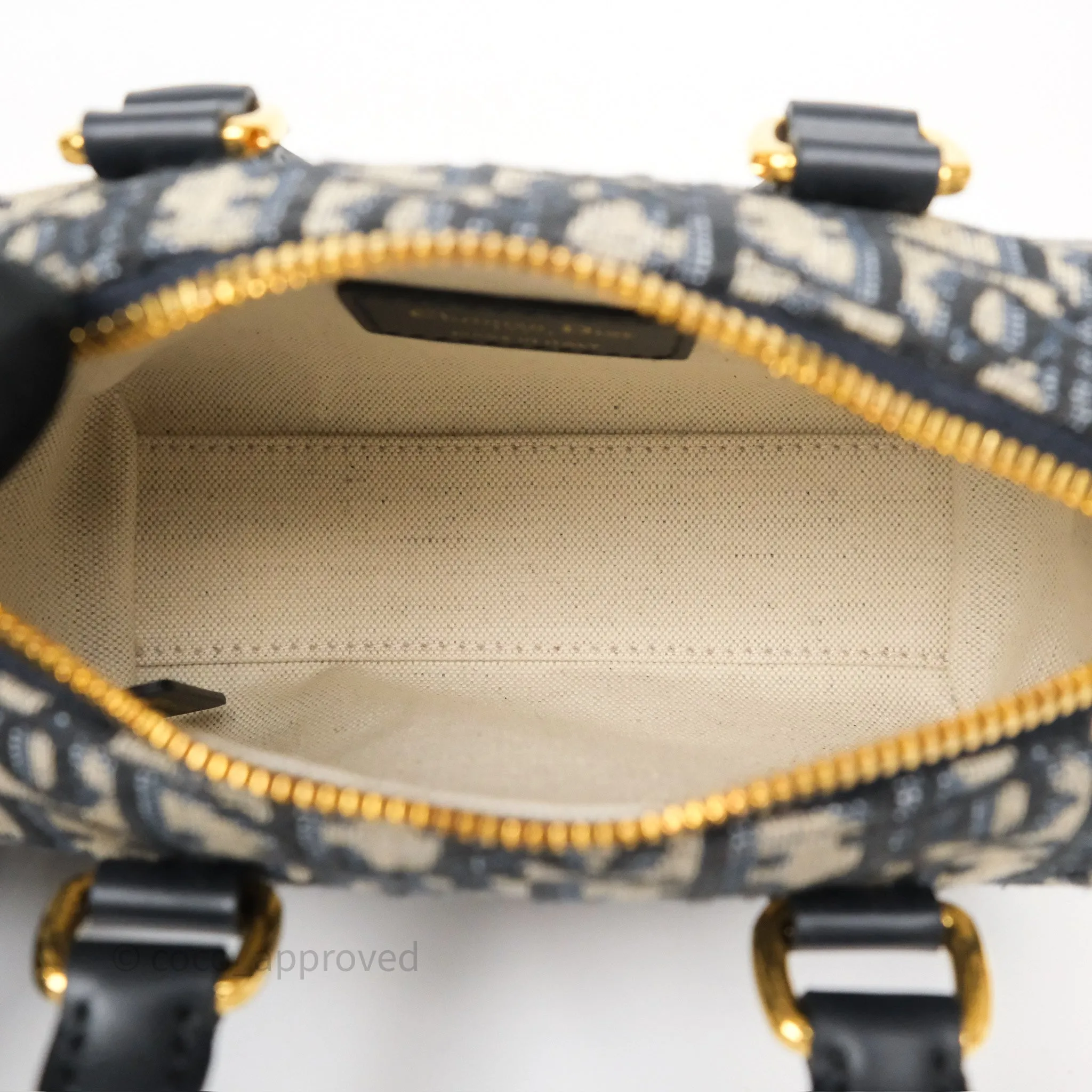 Dior Groove 17 Nano Bag Blue Dior Oblique Jacquard