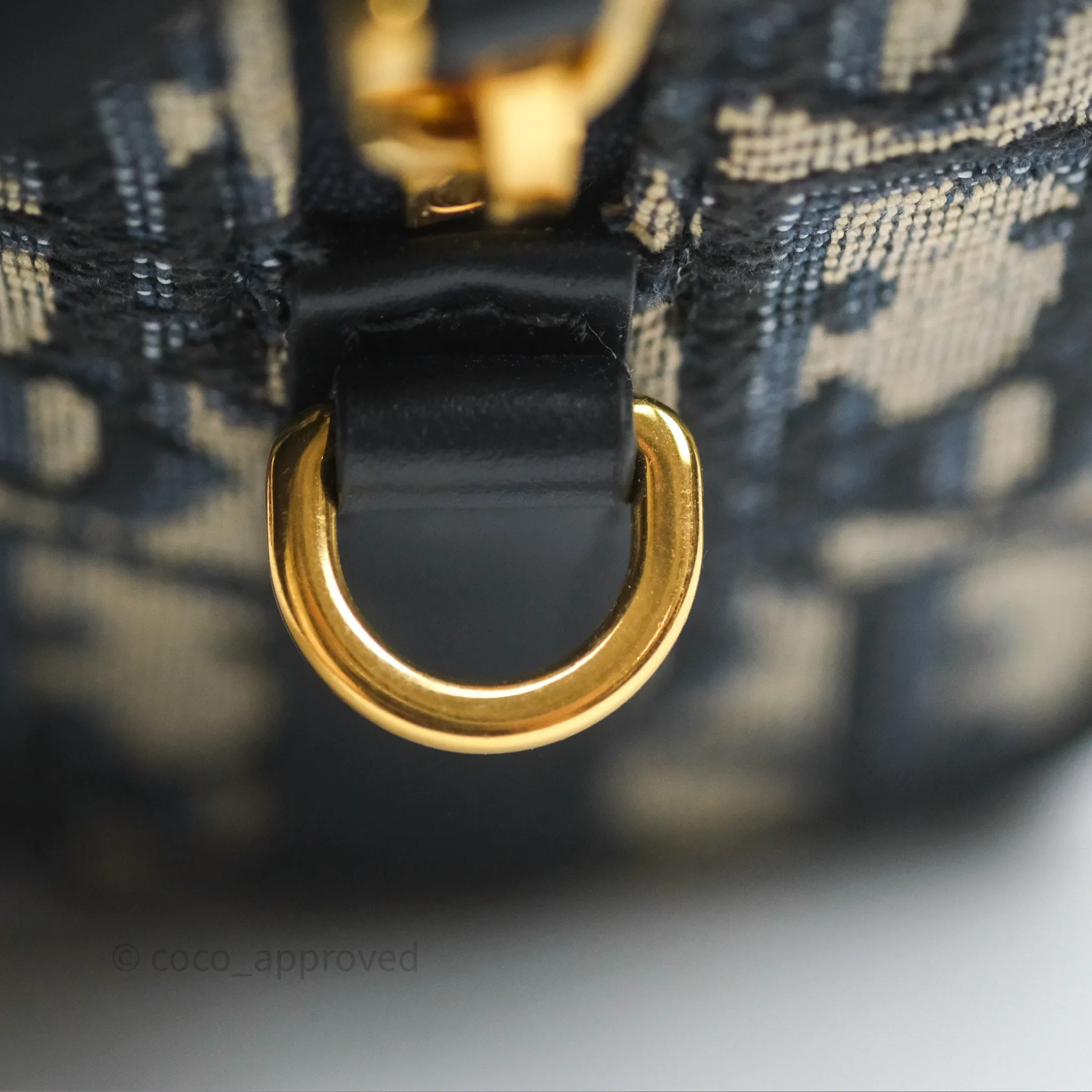 Dior Groove 17 Nano Bag Blue Dior Oblique Jacquard