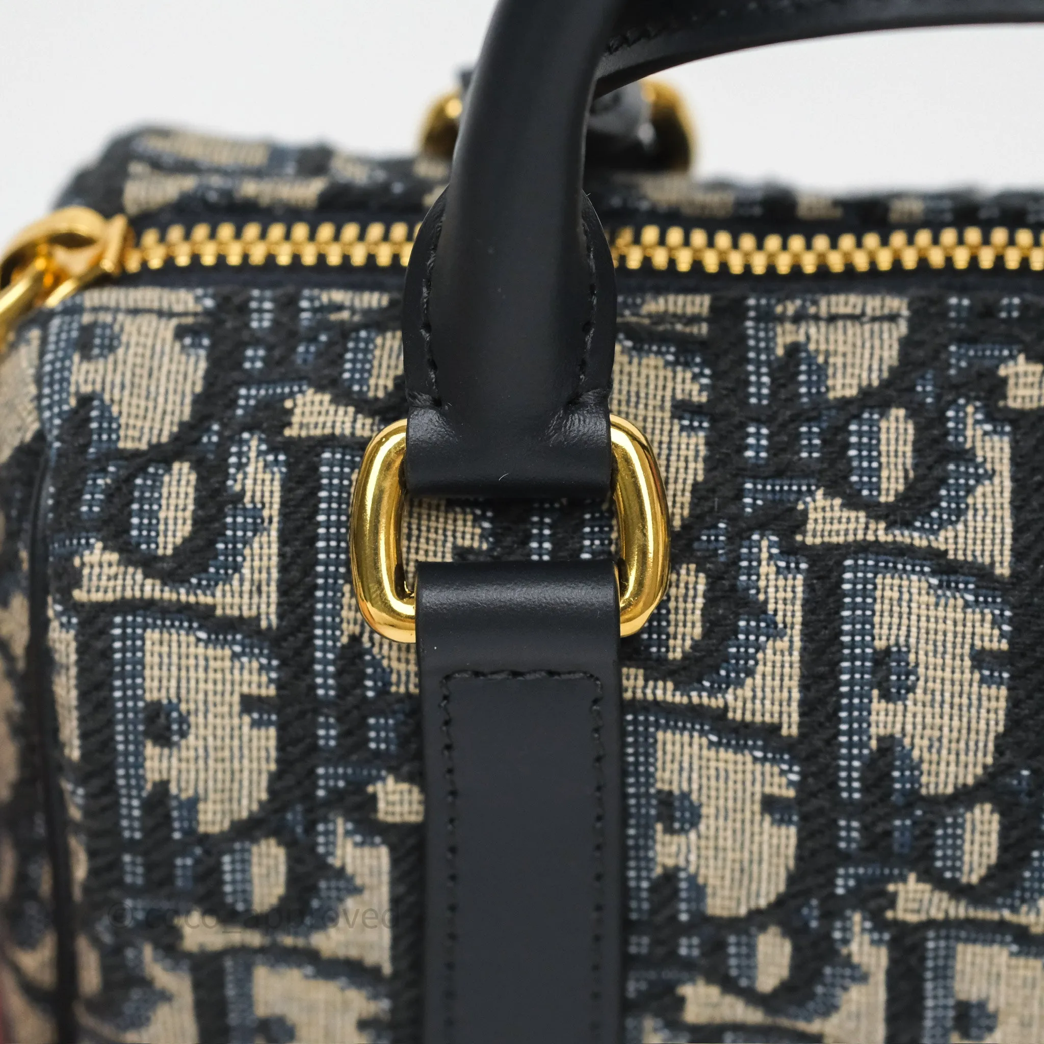 Dior Groove 17 Nano Bag Blue Dior Oblique Jacquard