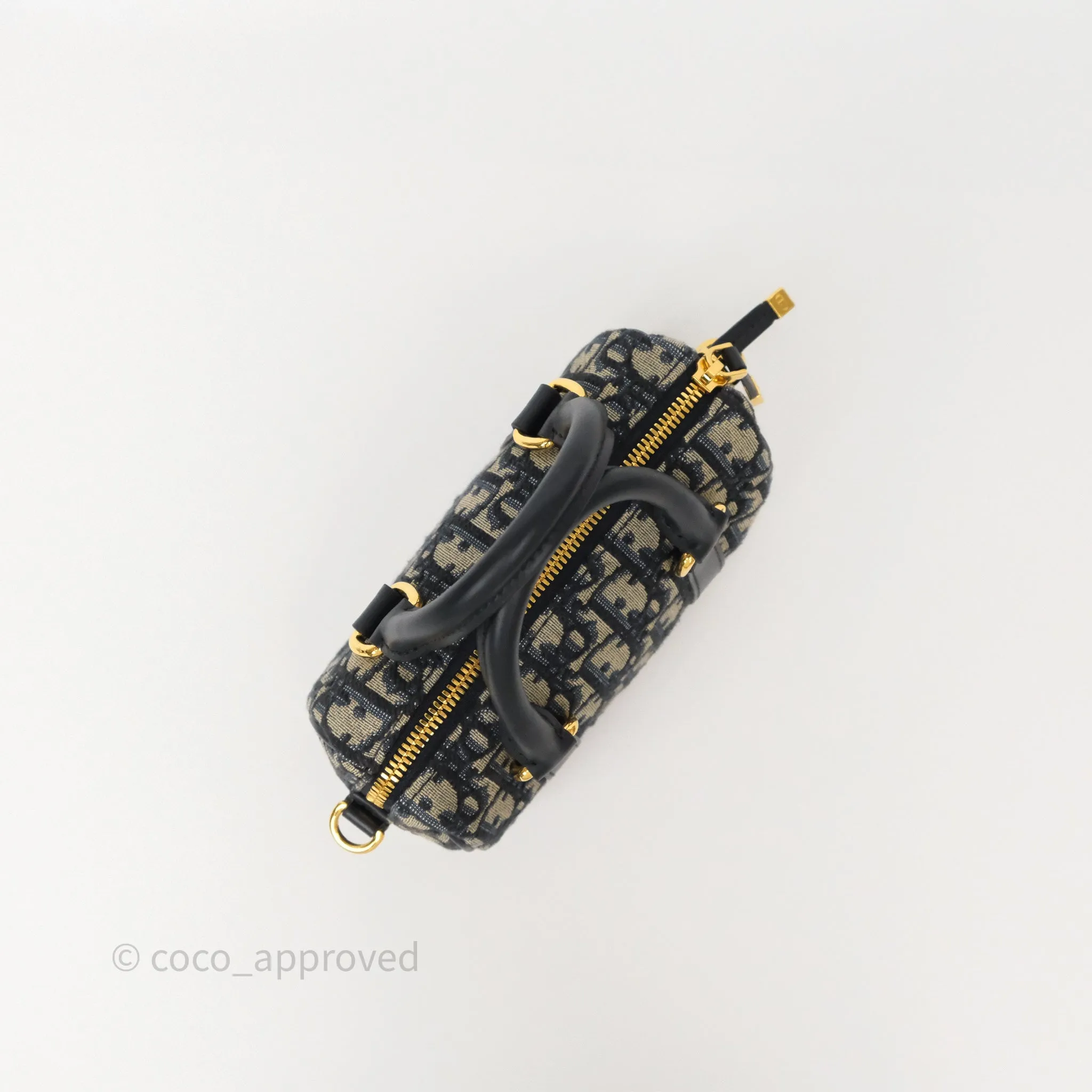 Dior Groove 17 Nano Bag Blue Dior Oblique Jacquard