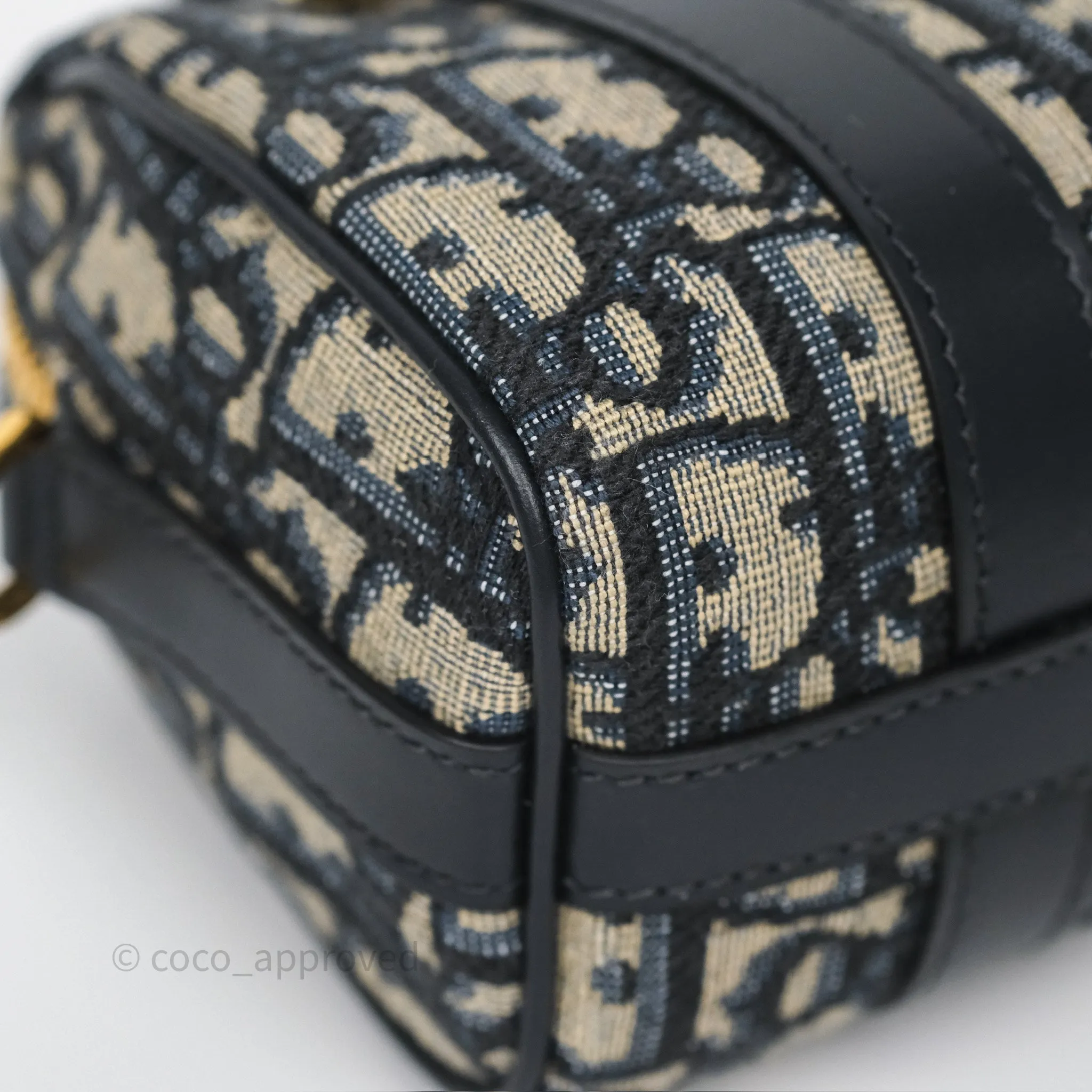Dior Groove 17 Nano Bag Blue Dior Oblique Jacquard