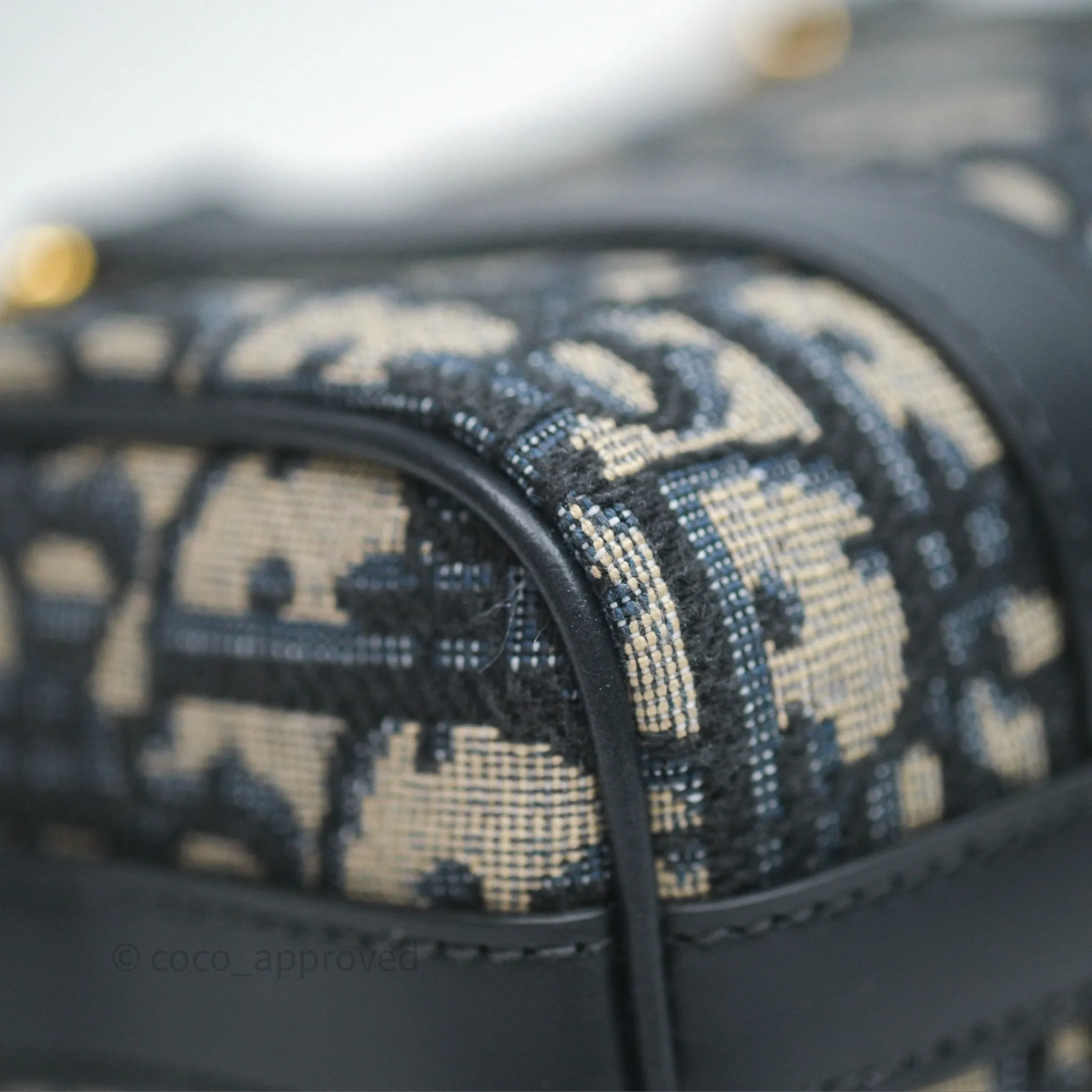 Dior Groove 17 Nano Bag Blue Dior Oblique Jacquard